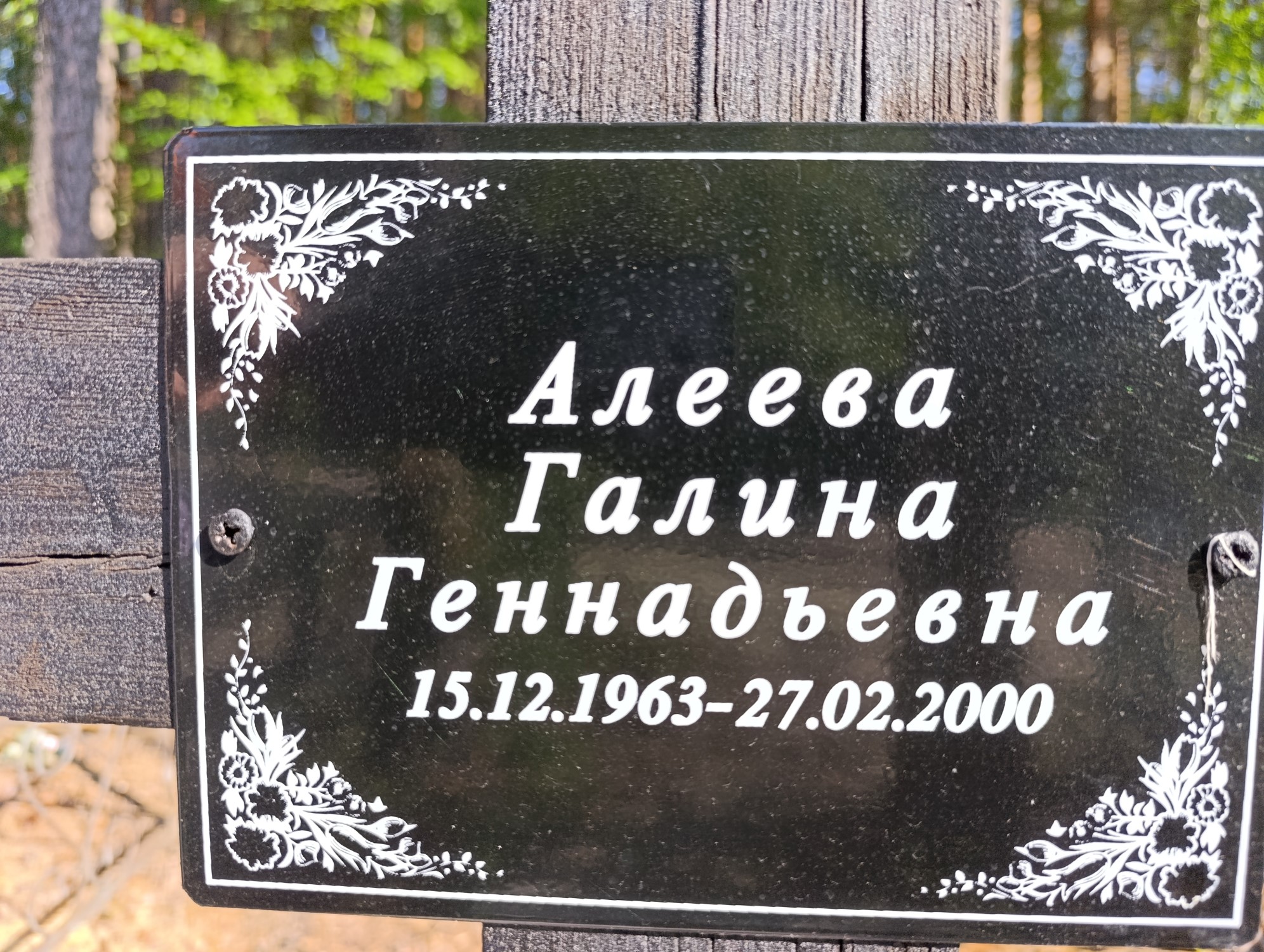 Алеева Галина Геннадьевна