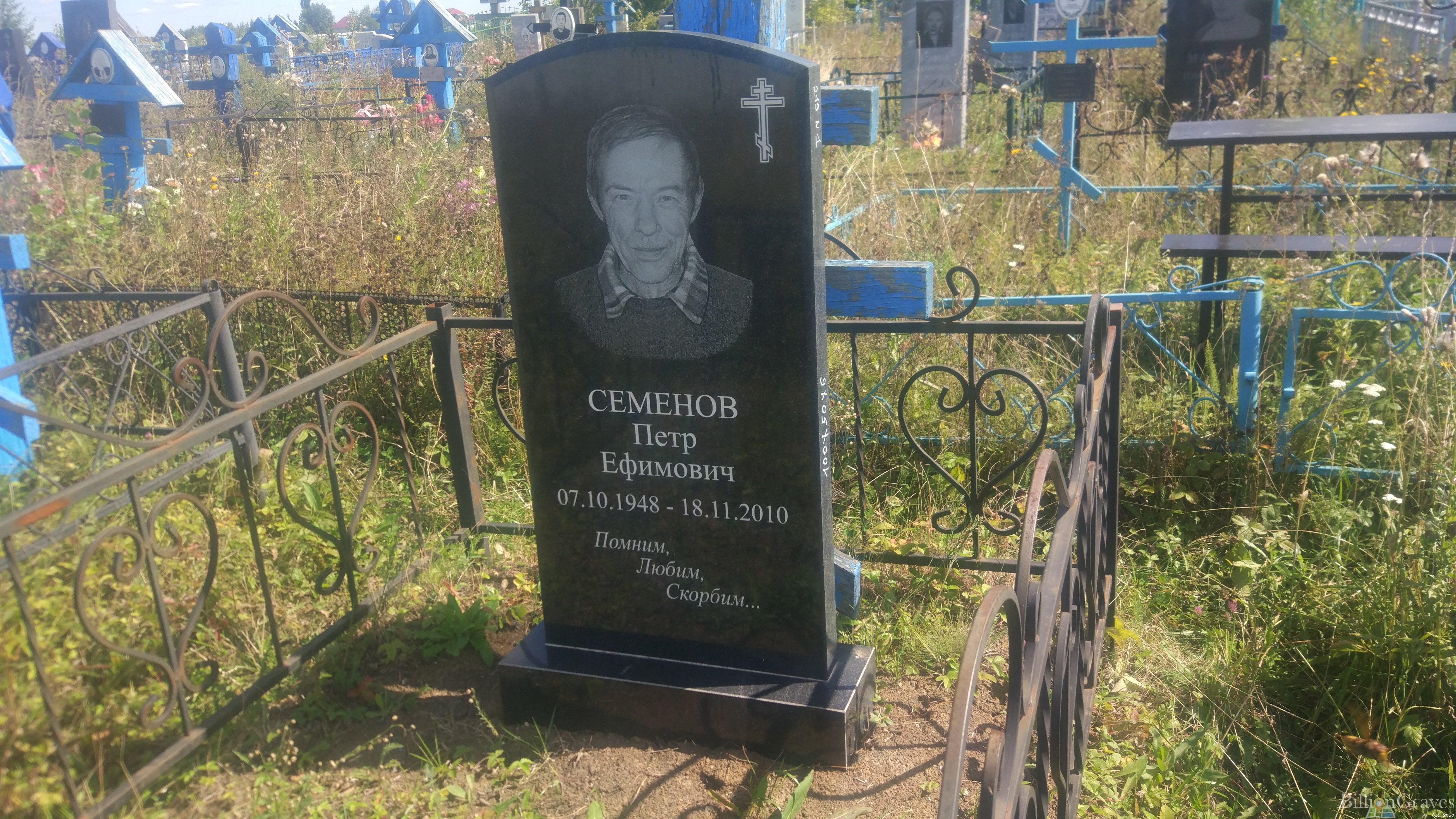 Семёнов Пётр Ефимович