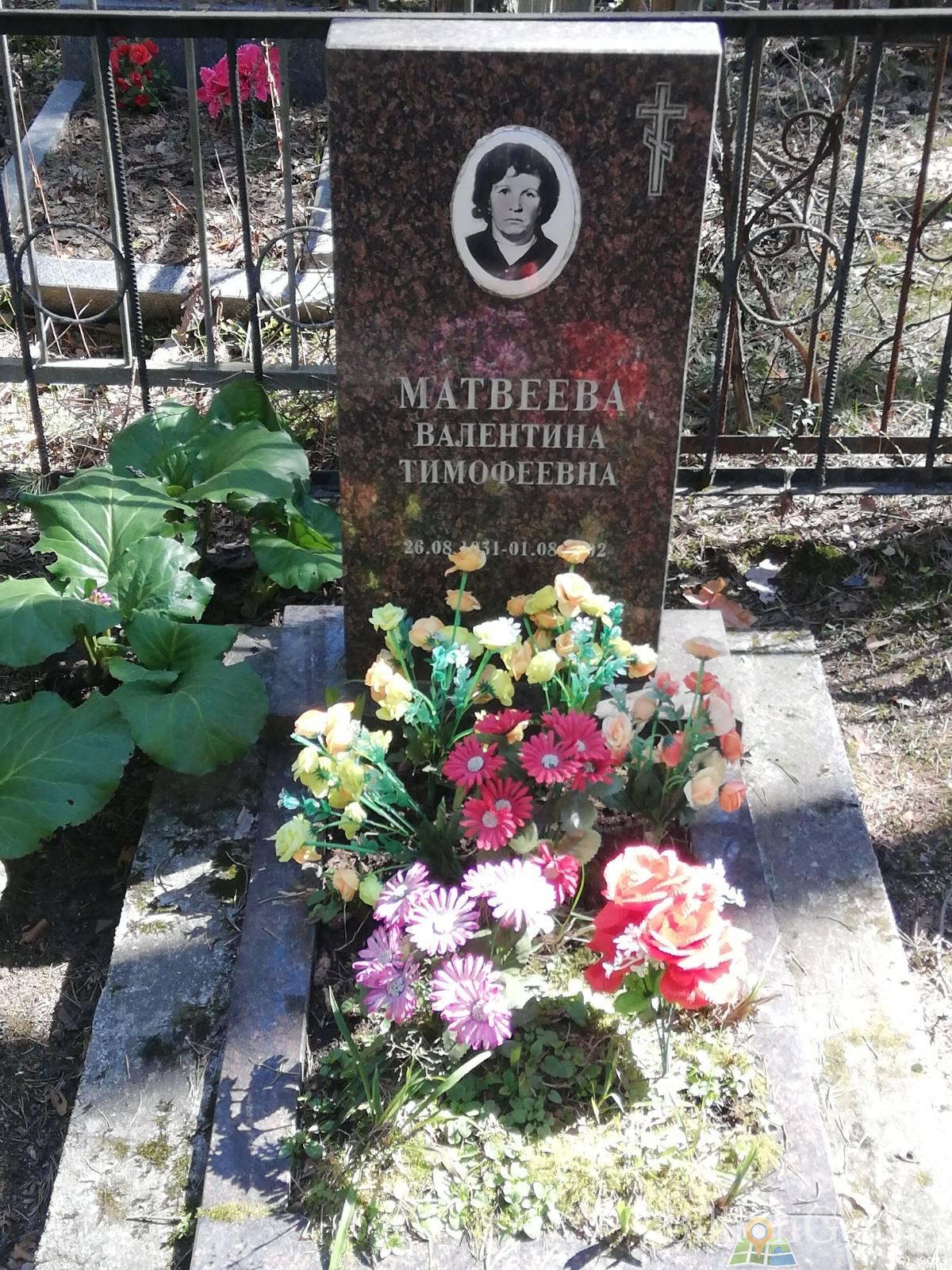 Матвеева Валентина Тимофеевна