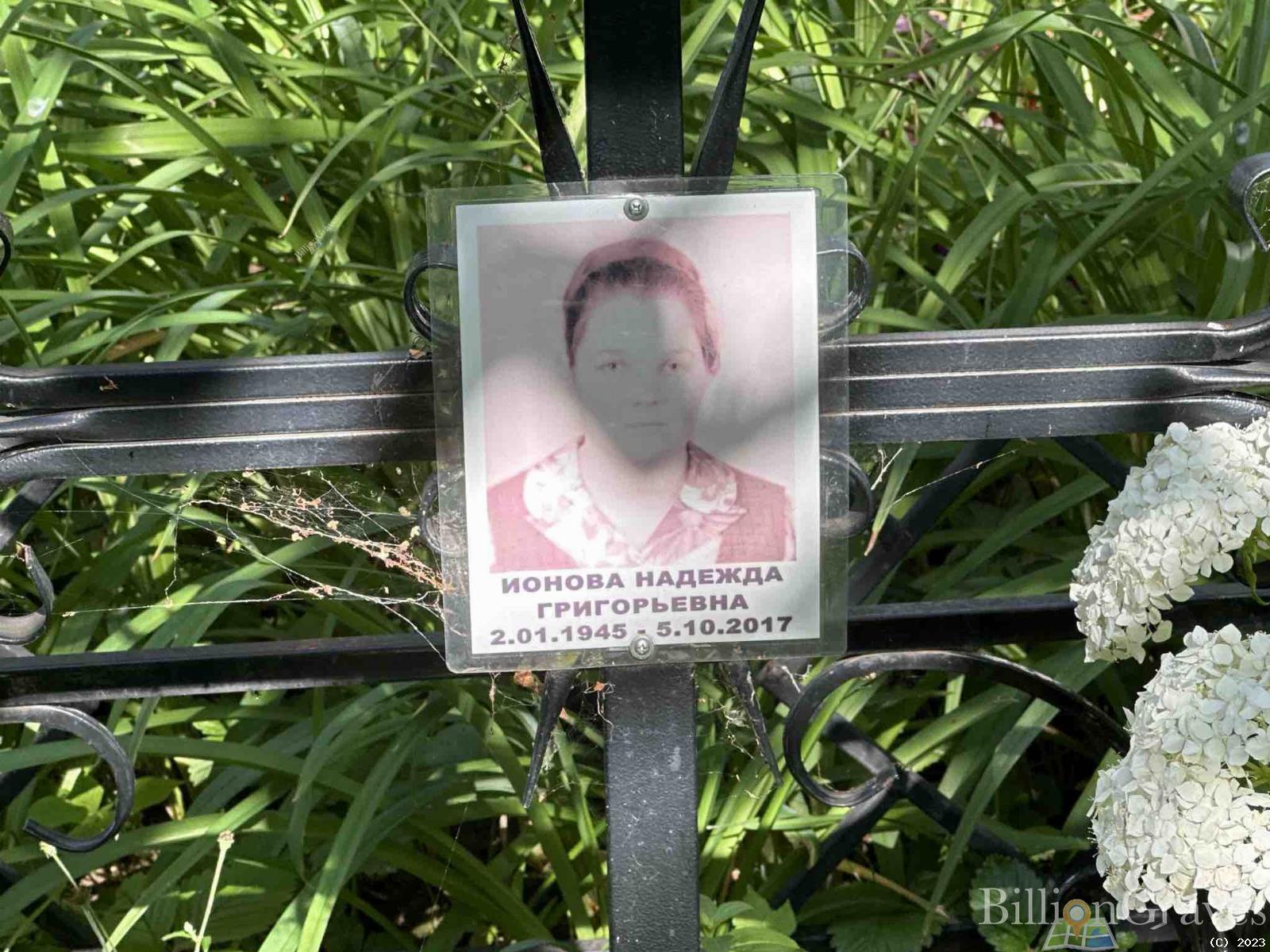 Ионова Надежда Григорьевна