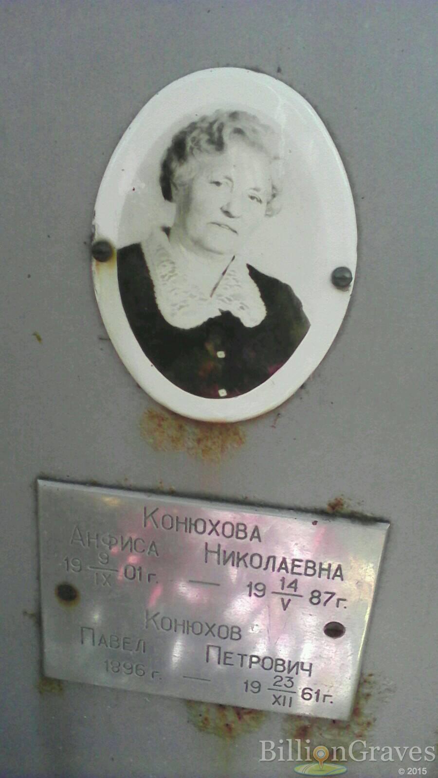 Конюхова Анфиса Николаевна