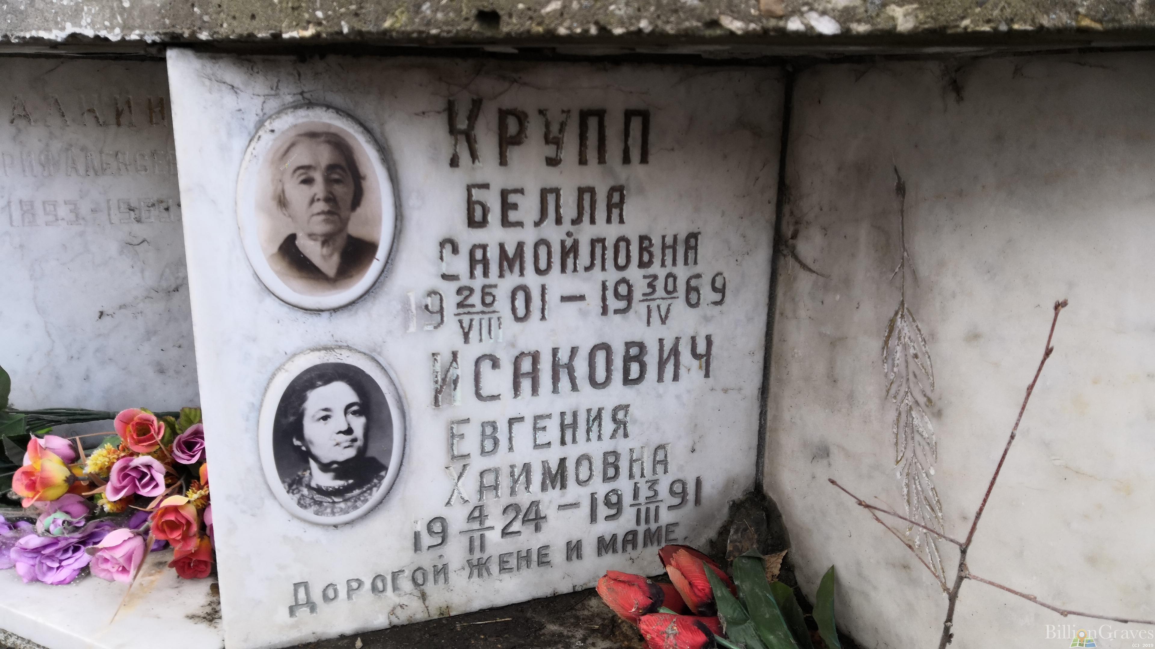 Крупп Белла Самойловна