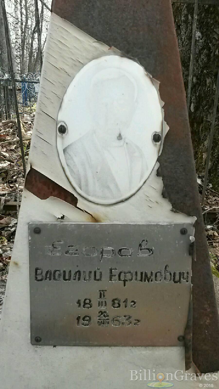 Егоров Василий Ефимович