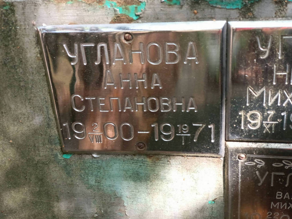 Угланова Анна Степановна