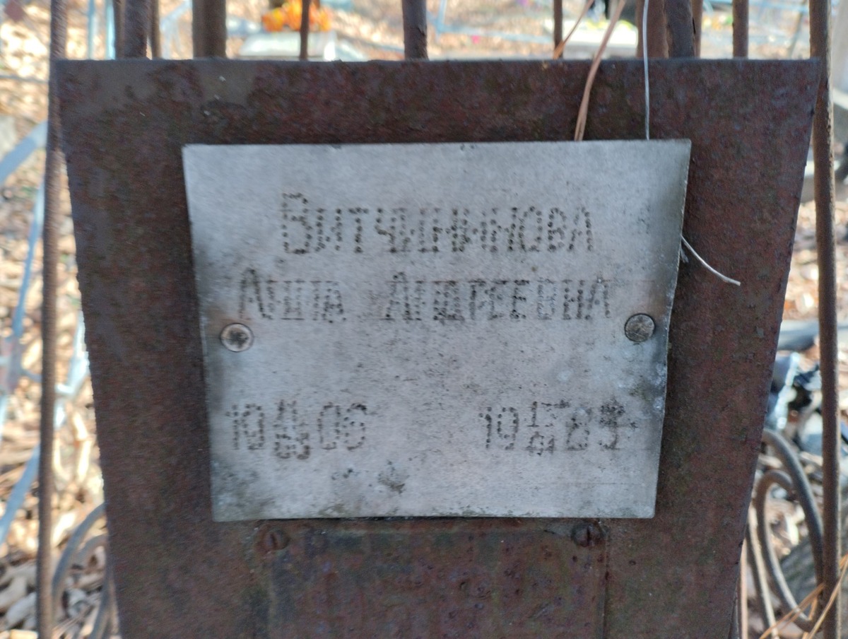 Витчиникова Анна Андреевна