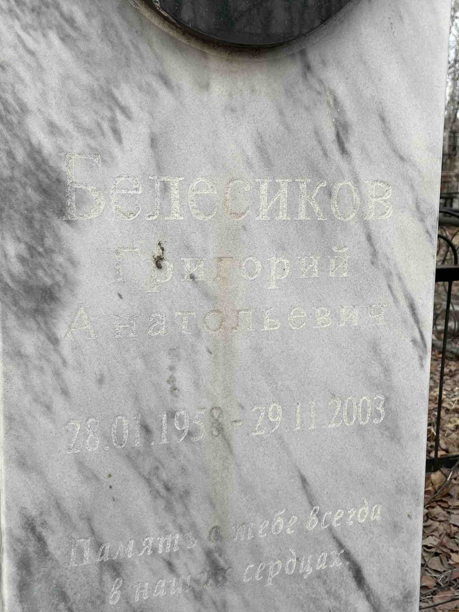 Белесиков Григорий Анатольевич