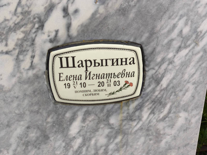Шарыгина