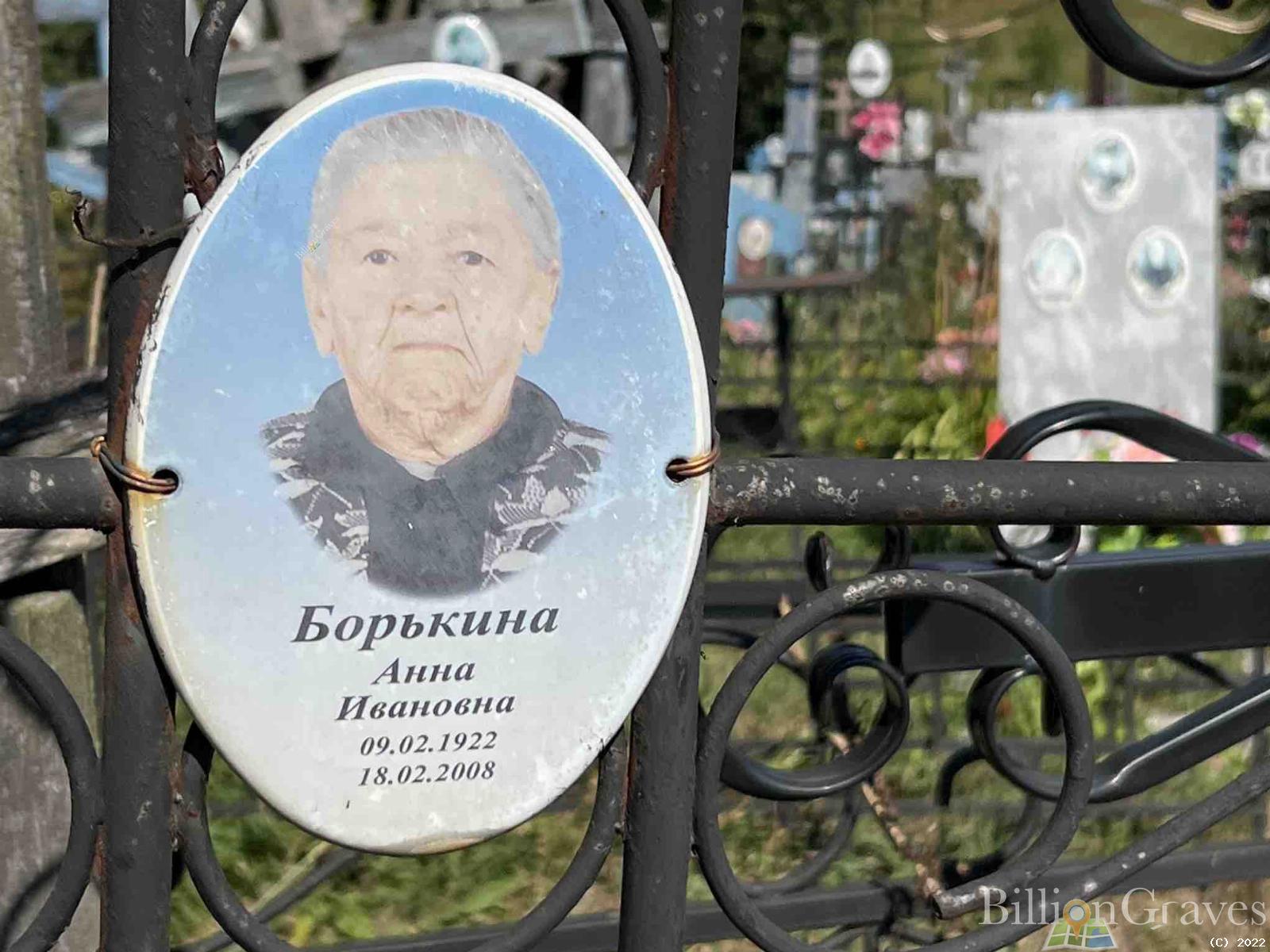 Борькина Анна Ивановна