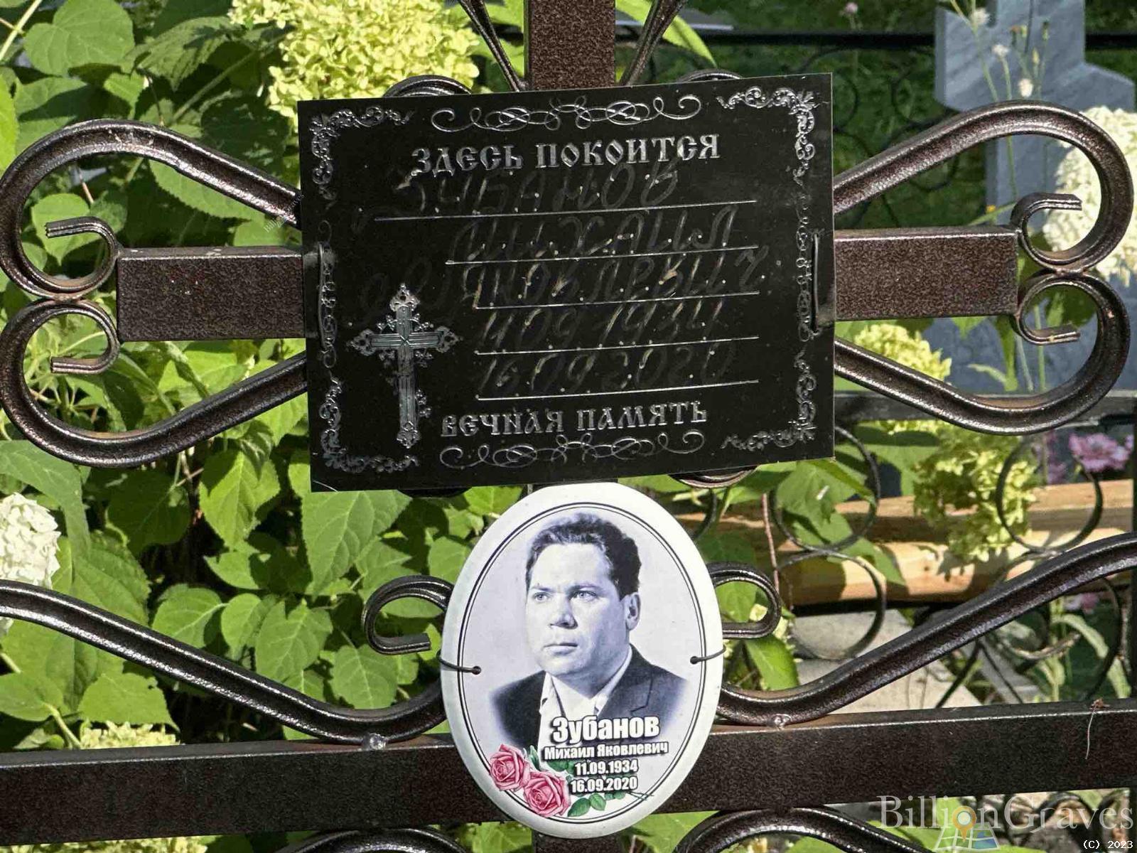 Зубанов Михаил Яковлевич