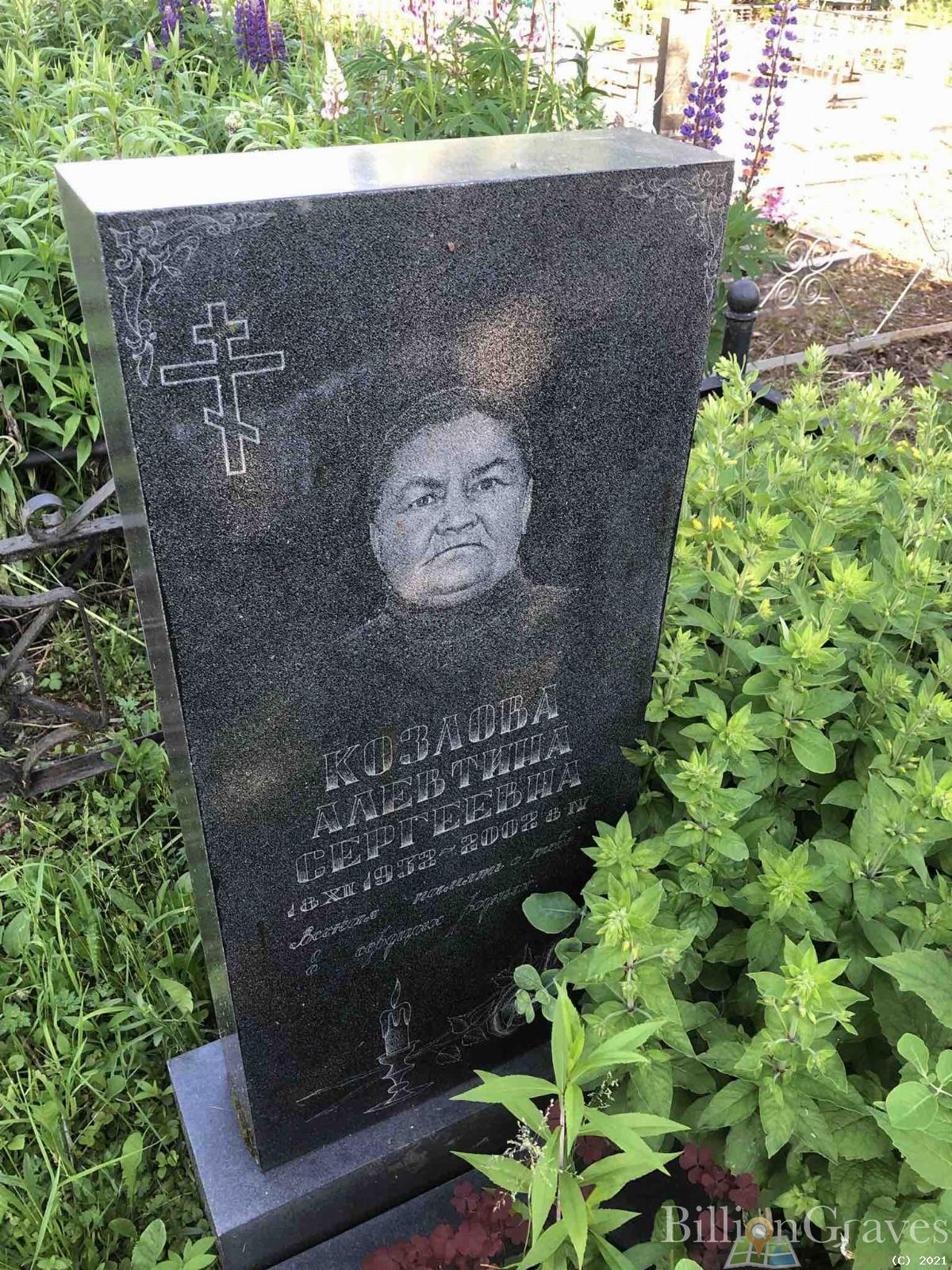 Козлова Алевтина Сергеевна