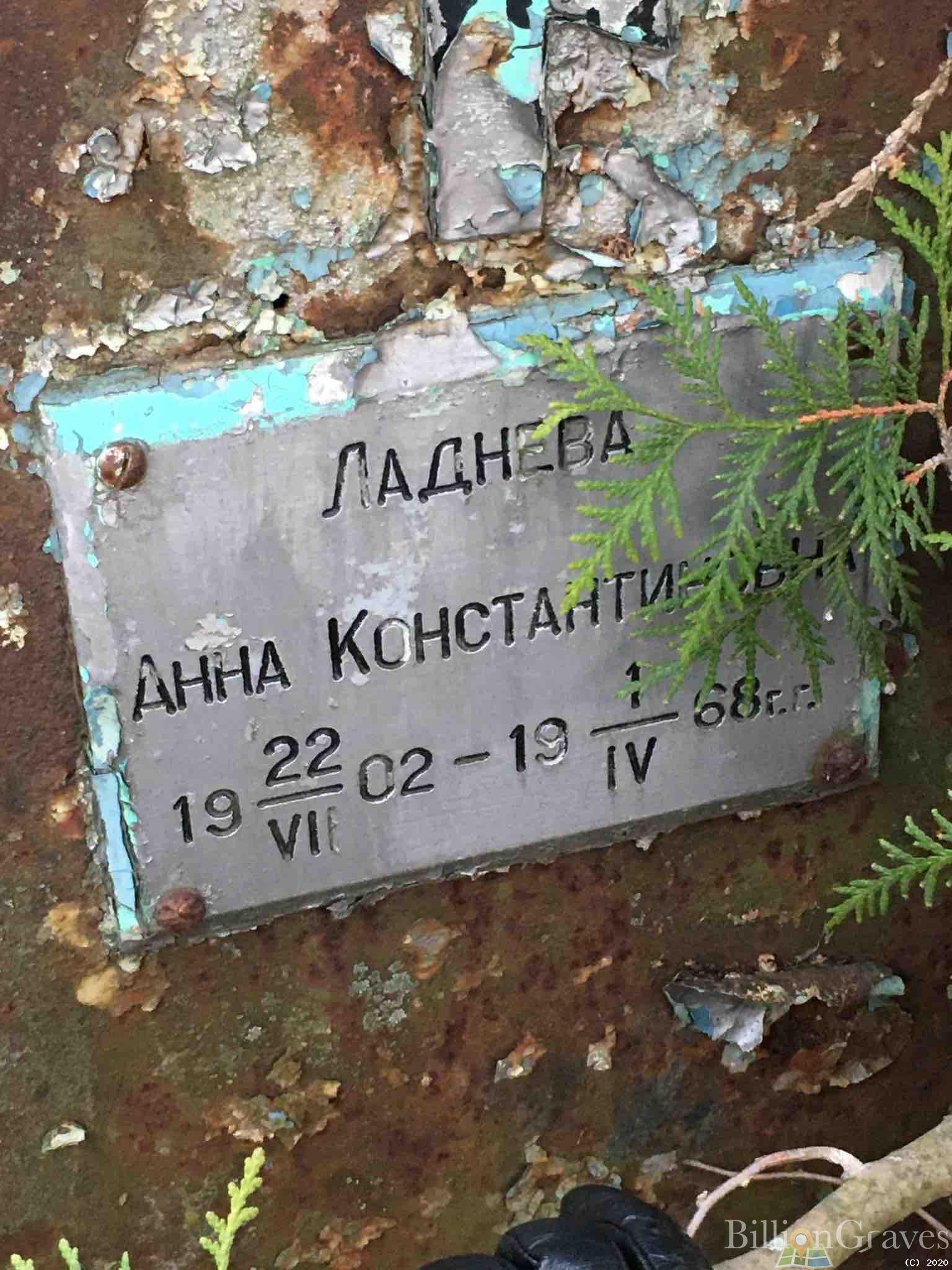 Ладнева Анна Константиновна