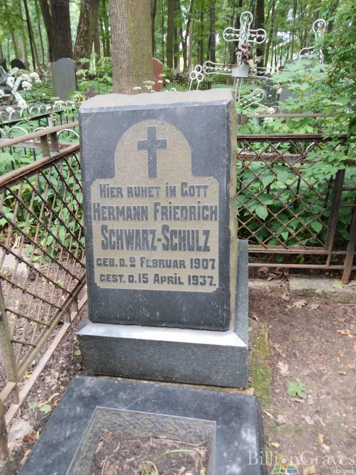Schwarz-Schulz Hermann Friedrich