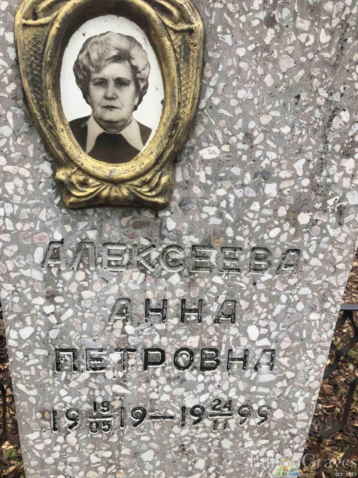 Алексеева Анна Петровна