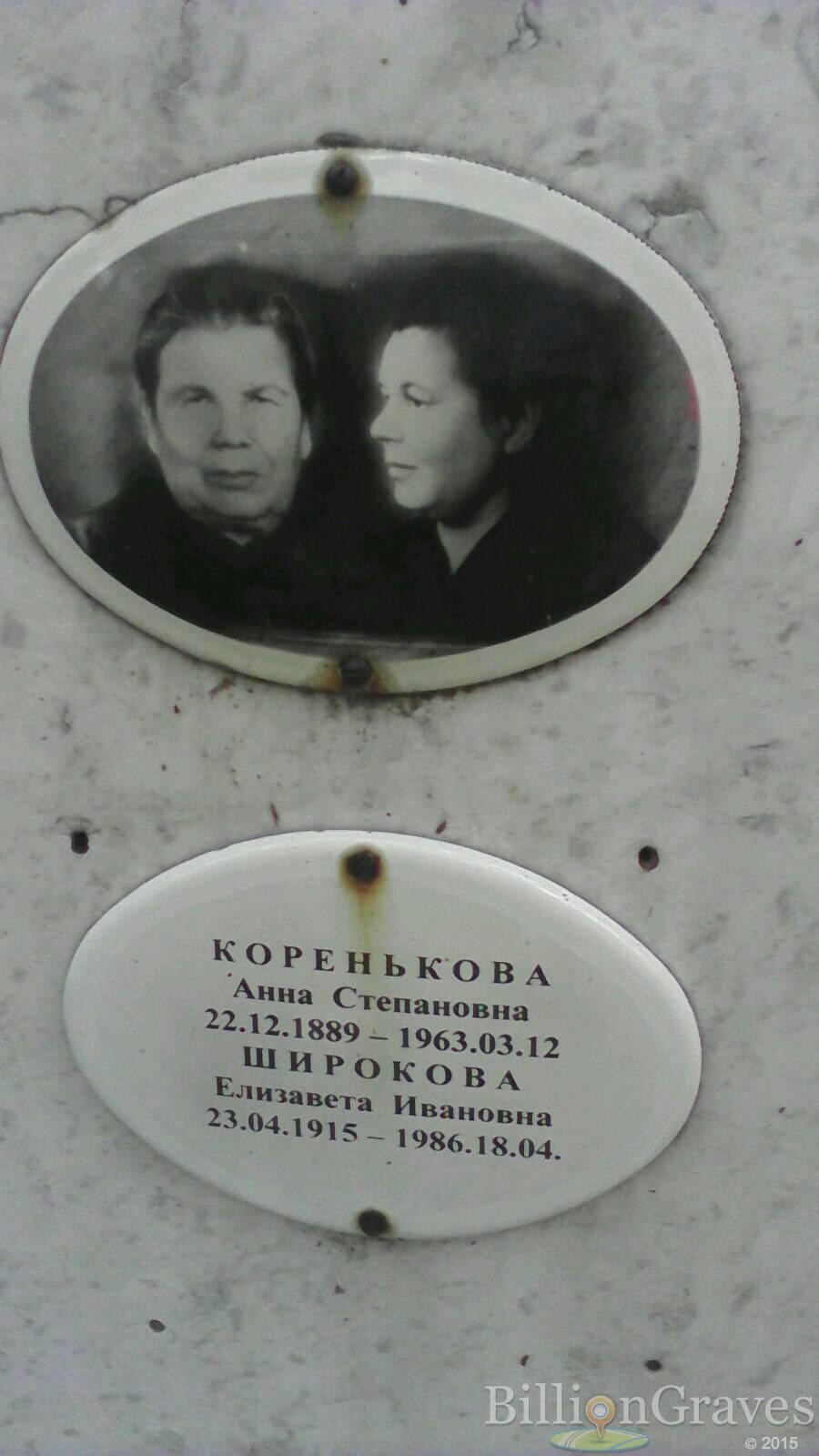 Коренькова Анна Степановна