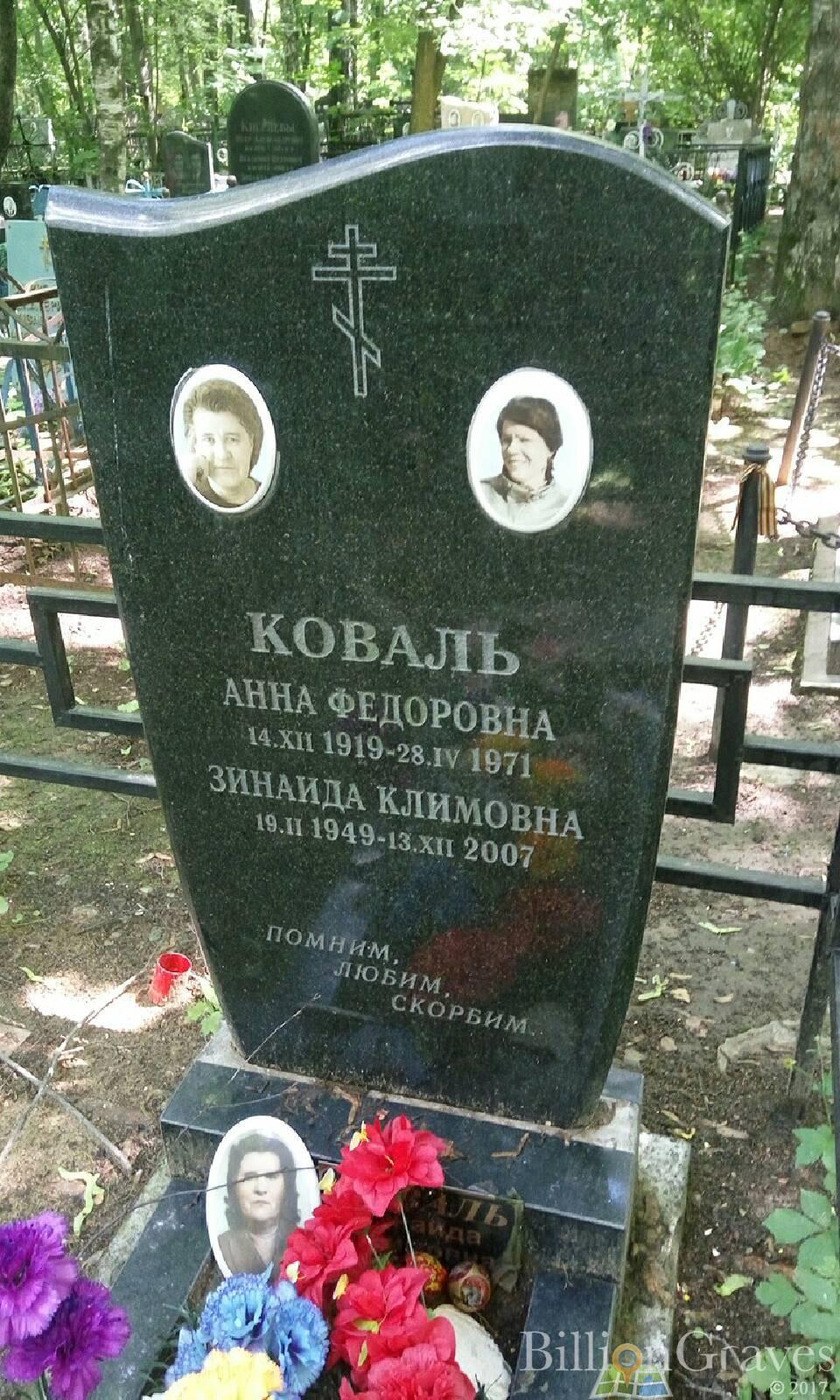 Коваль Зинаида Климовна