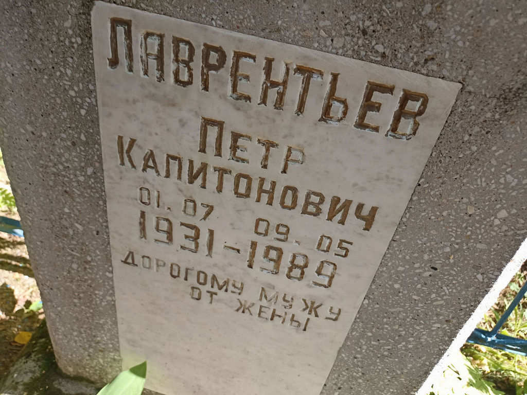 Лаврентьев Петр Капитонович