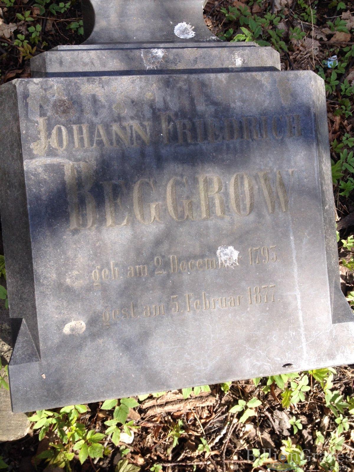 Beggrow Johann Friedrich