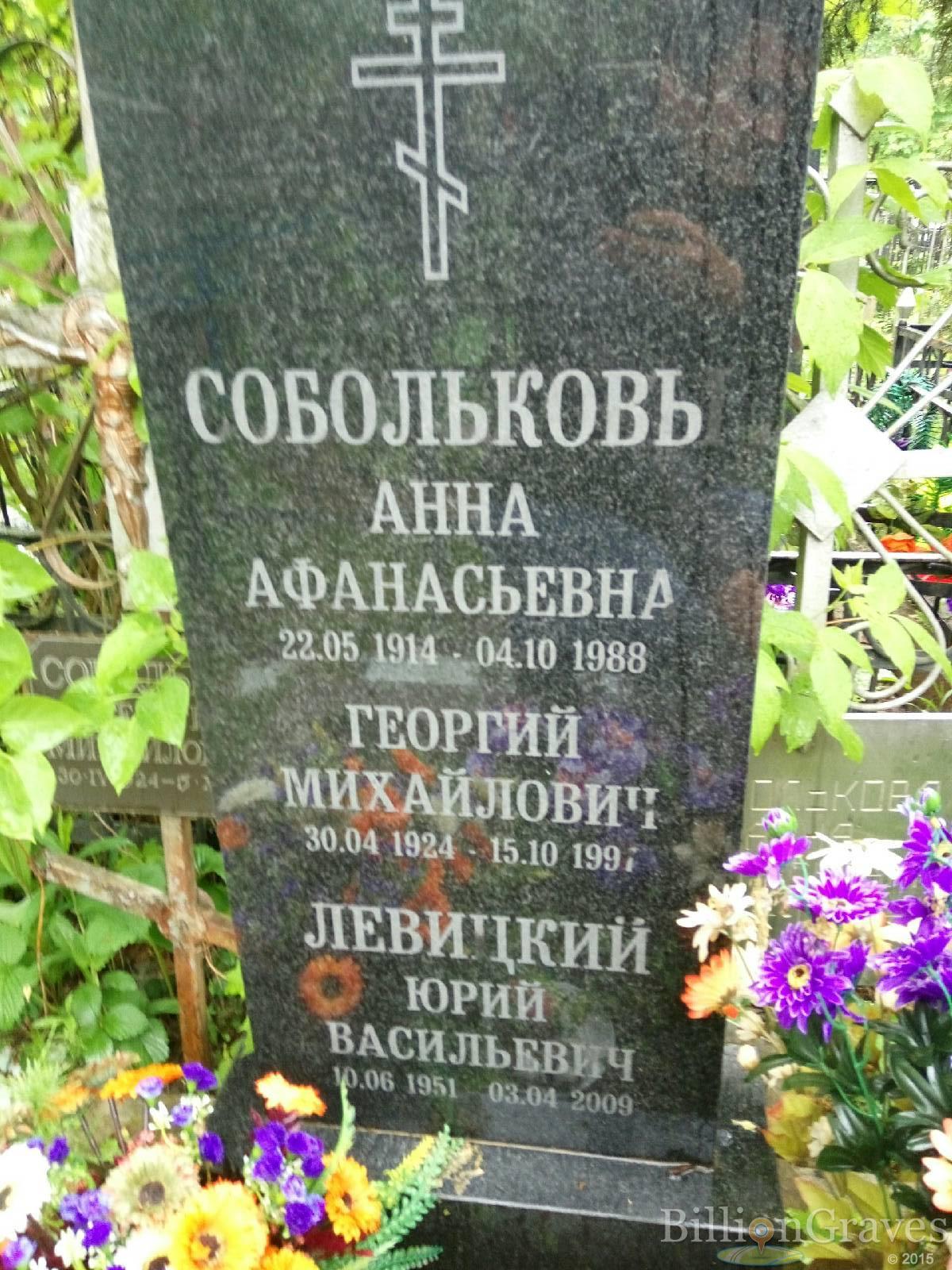 левицкий юрий васильевич