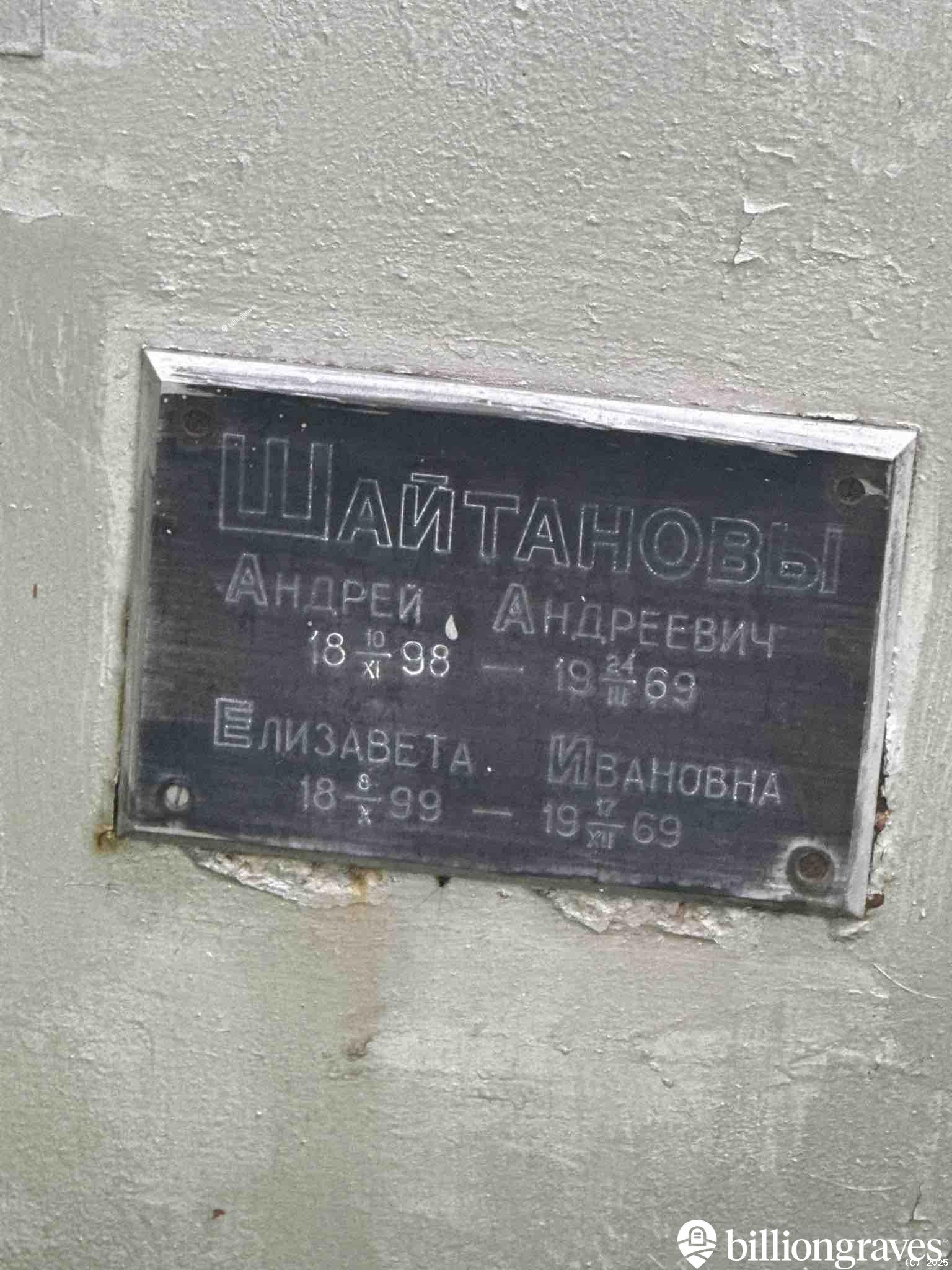 Шайтанова Елизавета Ивановна