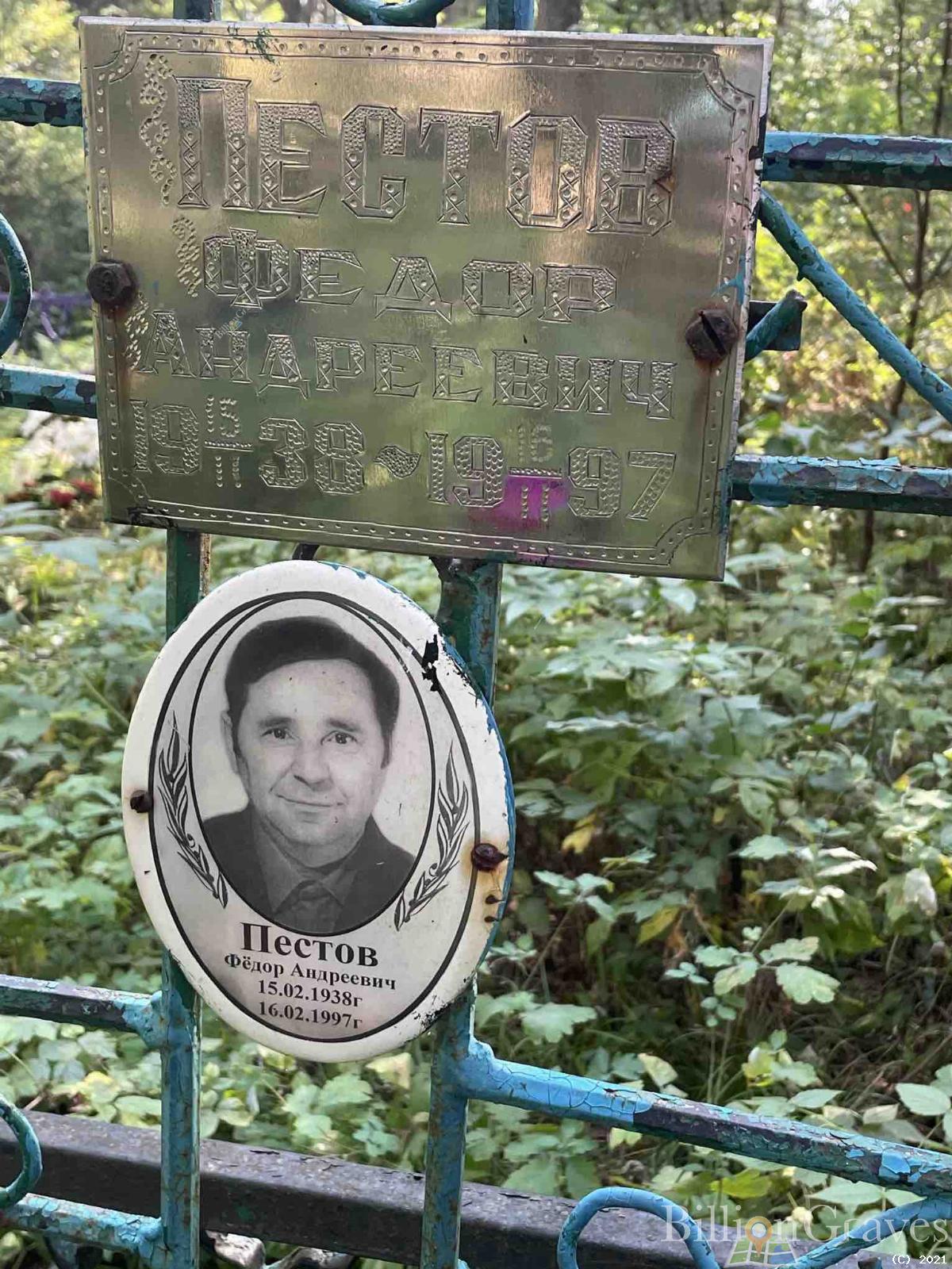 Пестов Фёдор Андреевич