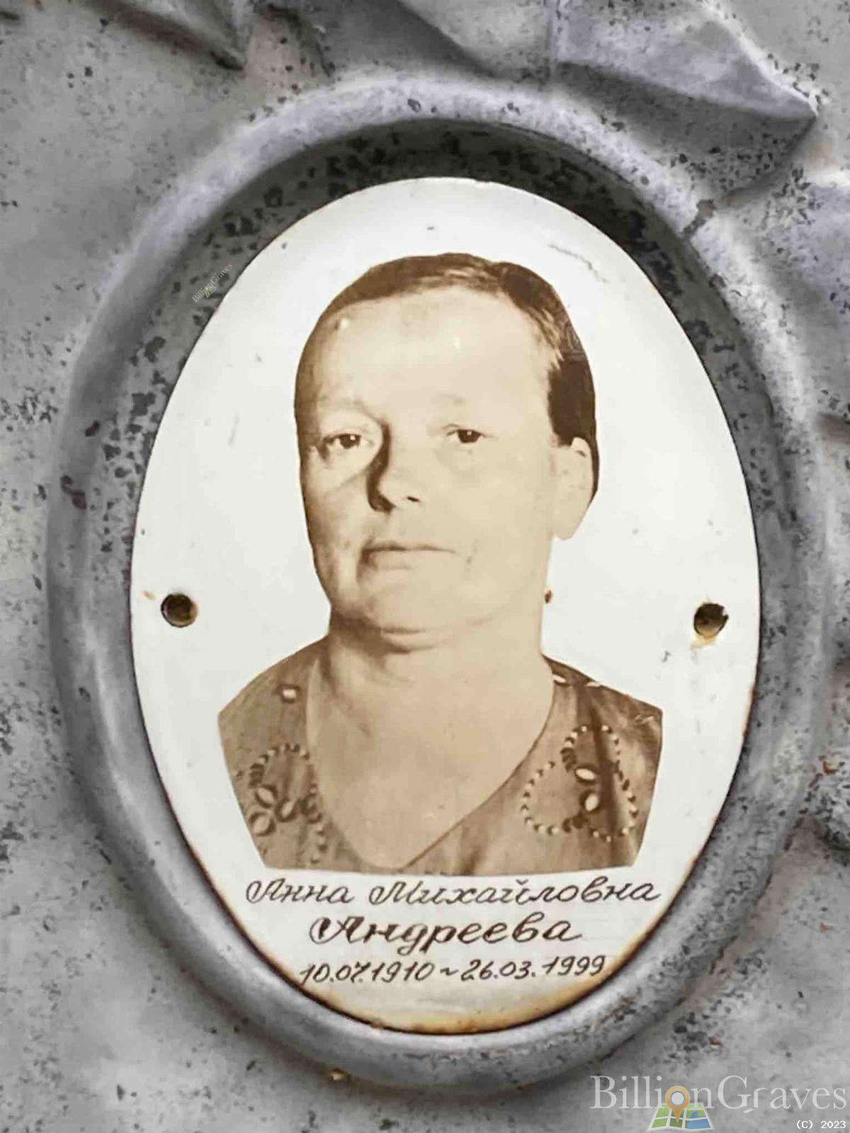 Андреева Анна Михайловна