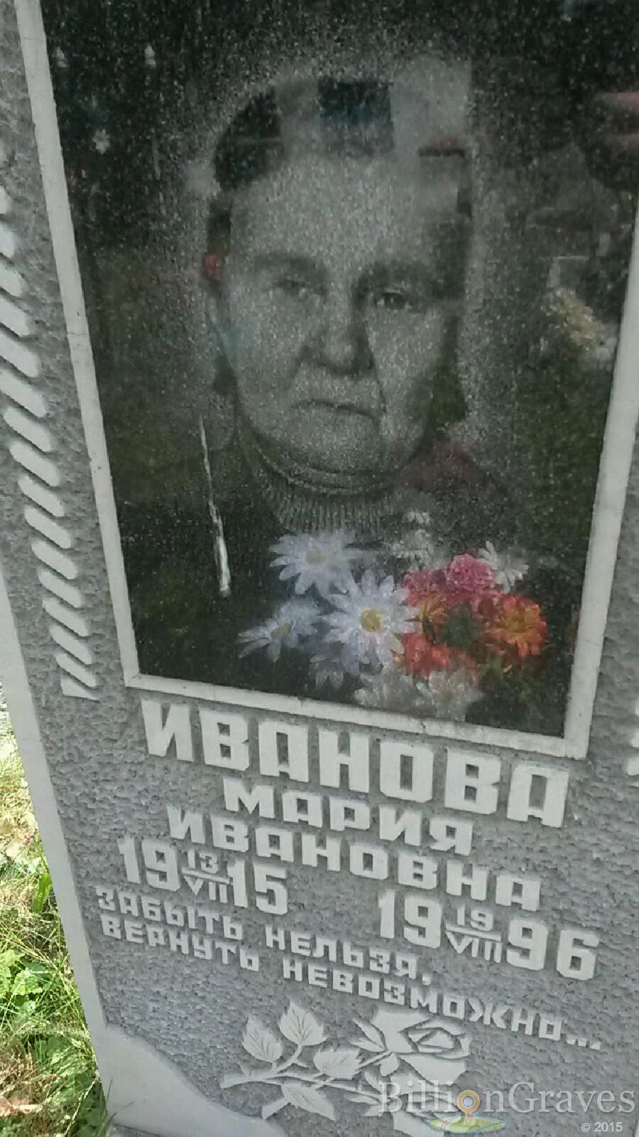 Иванова Мария Ивановна