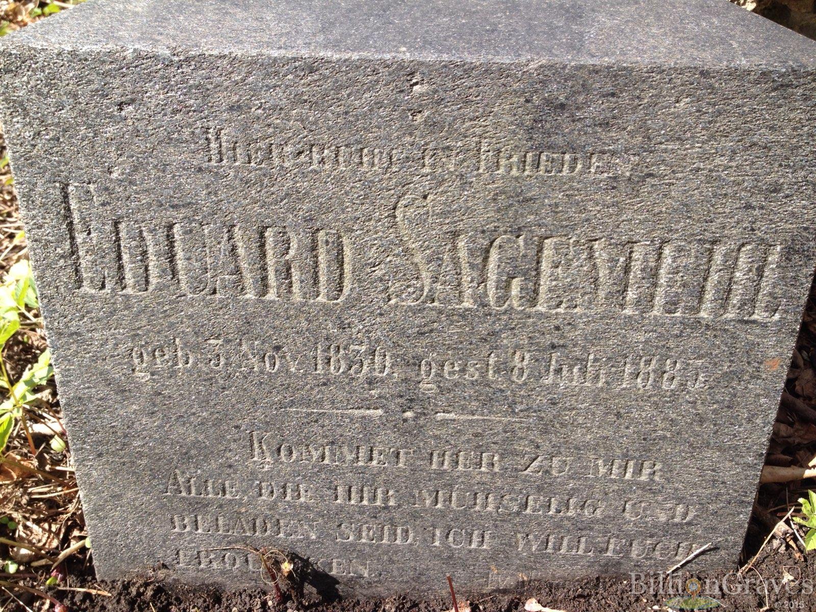 Sagemehl Eduard