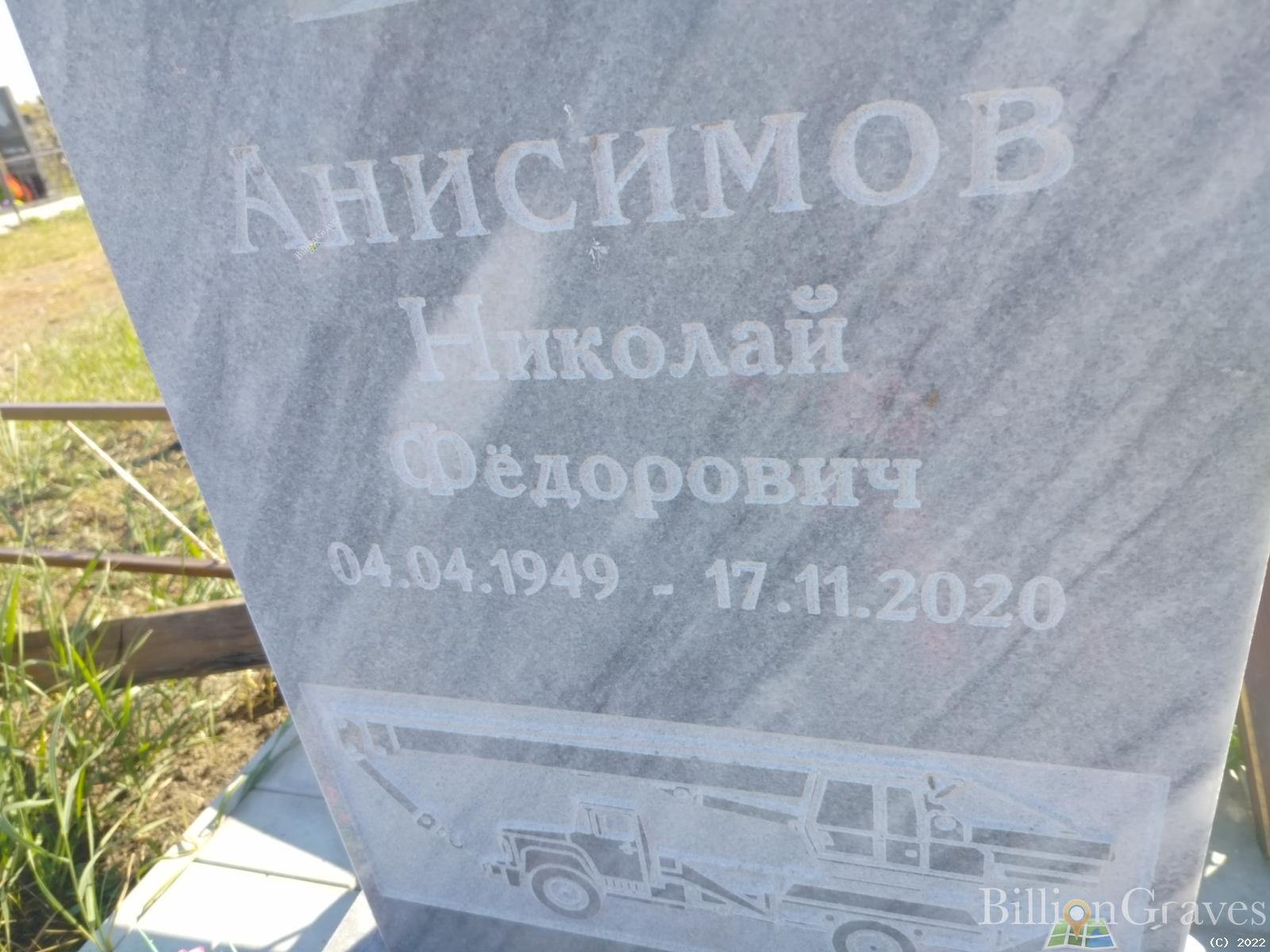 Анисимов Николай Федорович