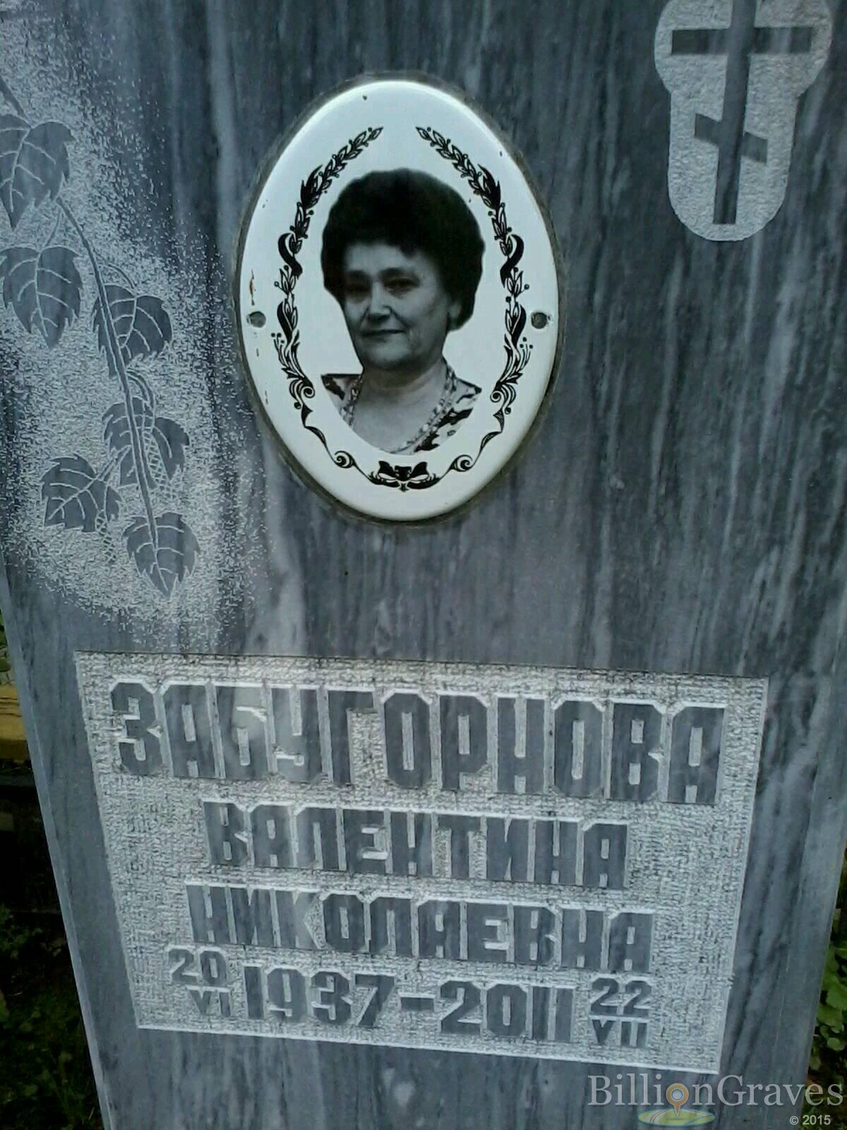 Забугорнова Валентина Николаевна