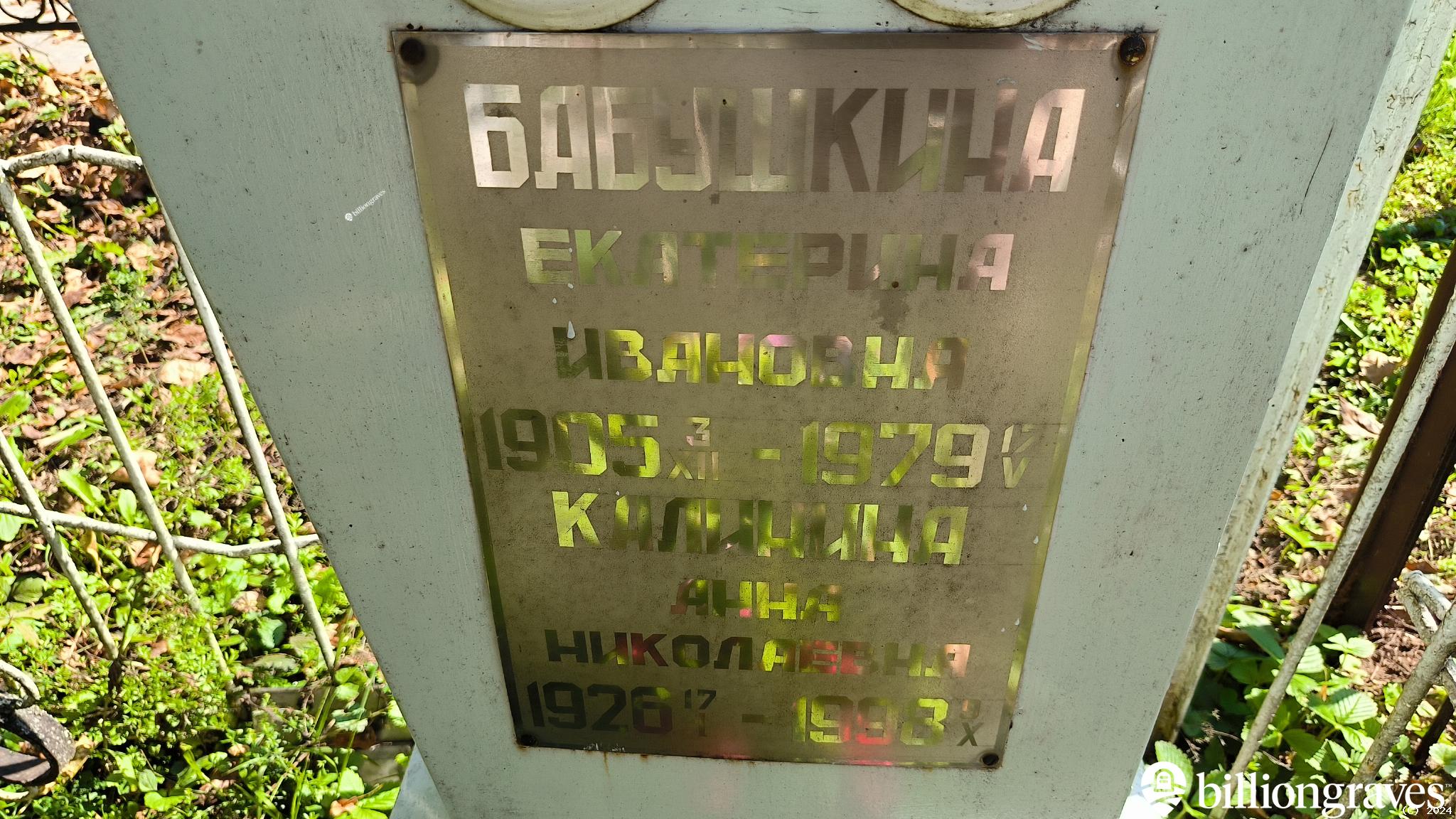Калинина Анна Николаевна