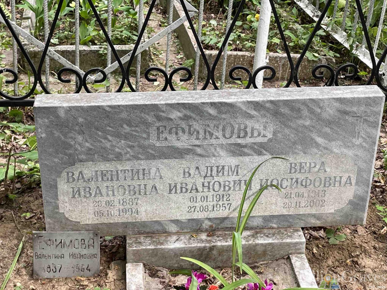Ефимова Вера Иосифовна