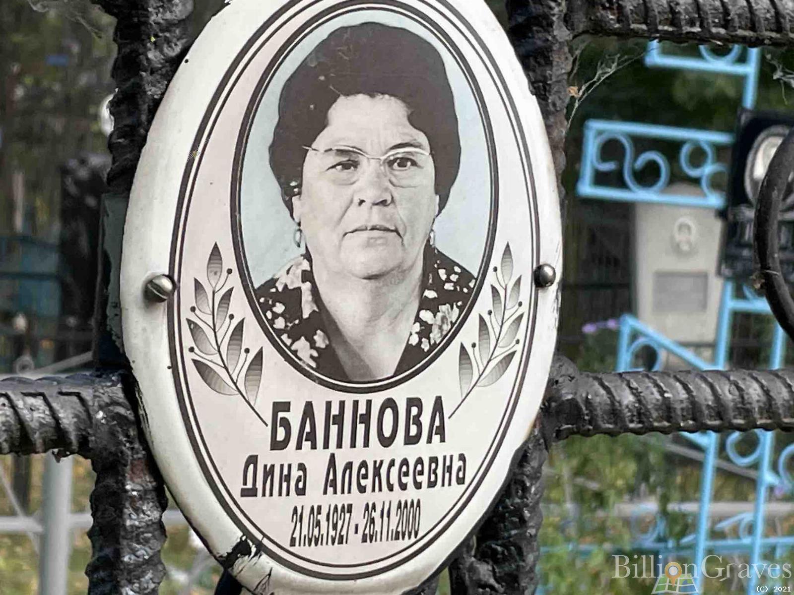 Баннова Дина Алексеевна
