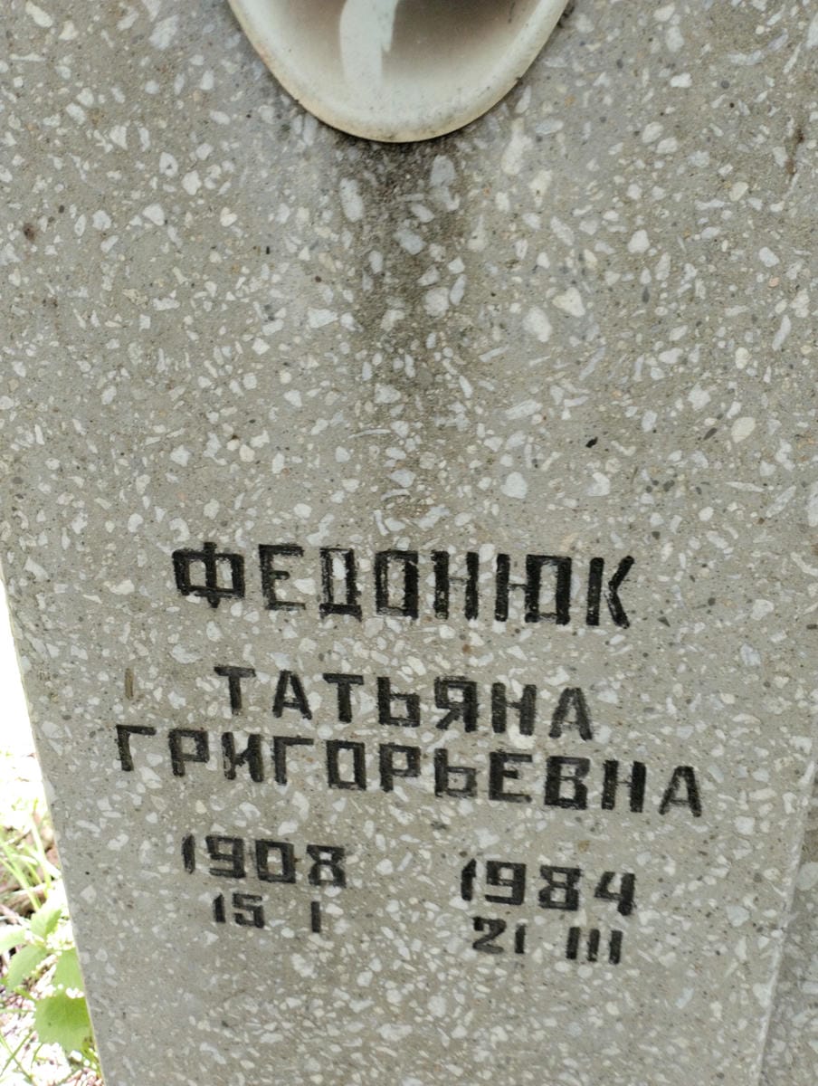 Федонюк Татьяна Григорьевна