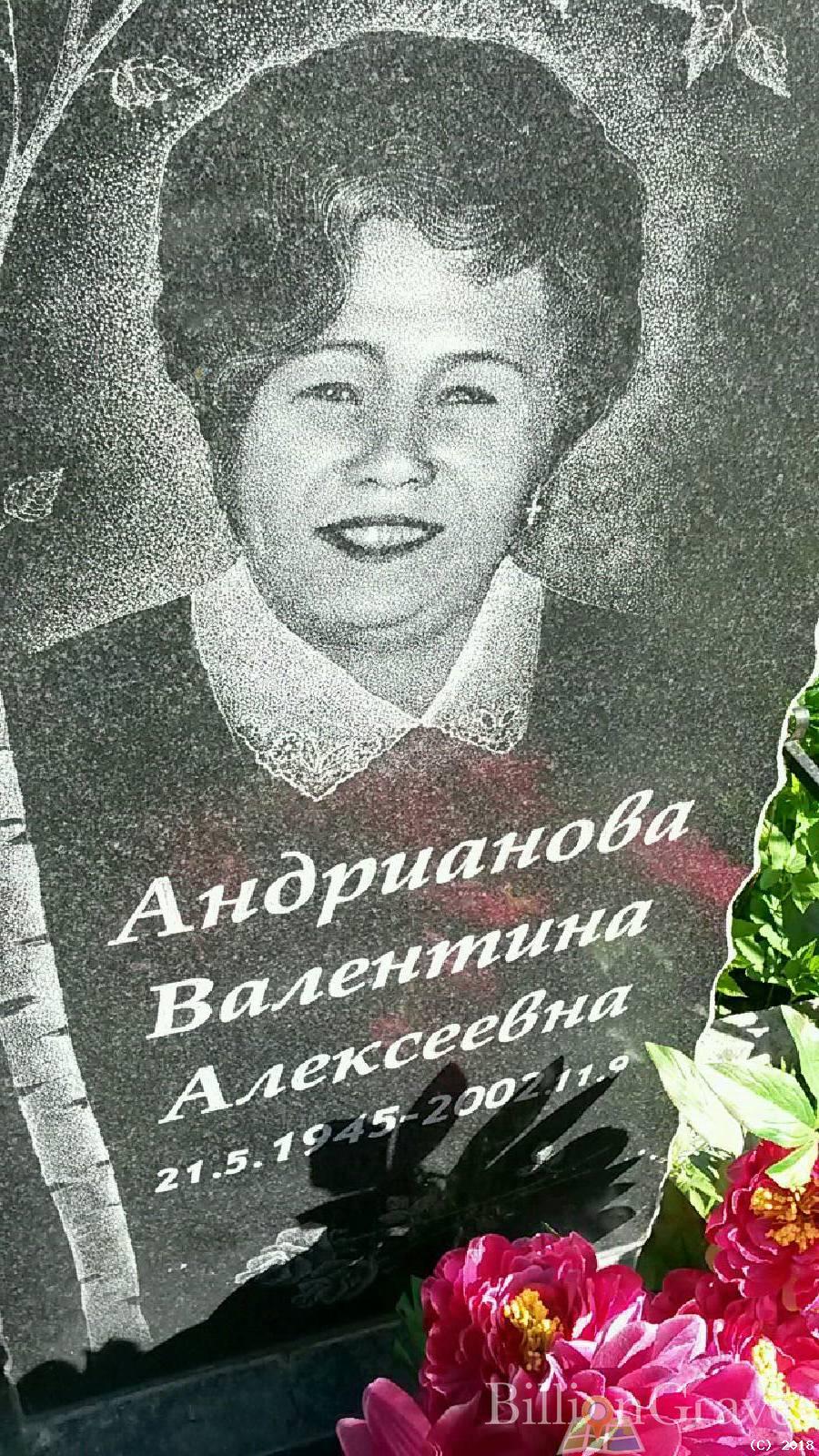 Андрианова Валентина Алексеевна