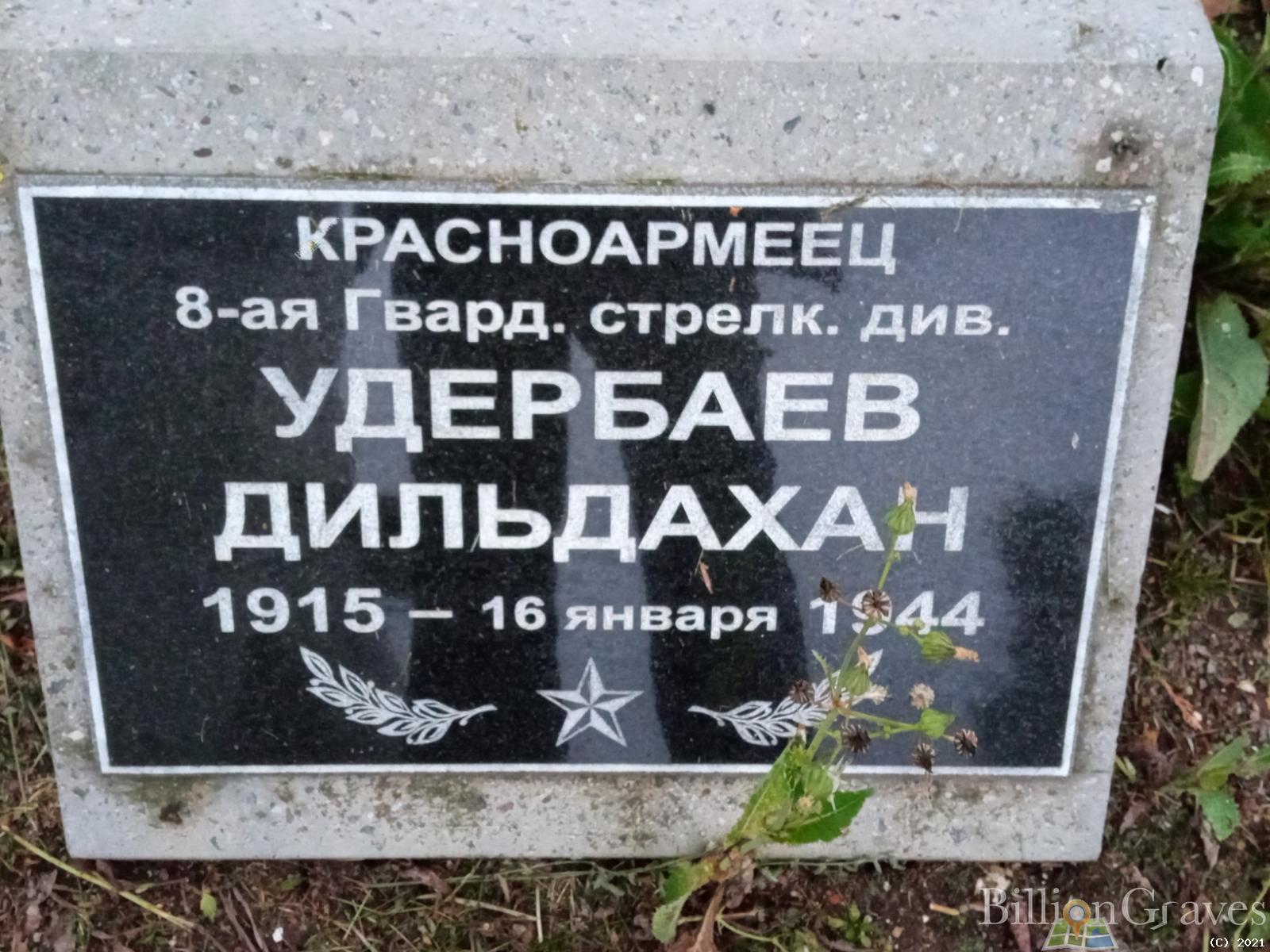 Удербаев Дильдахан