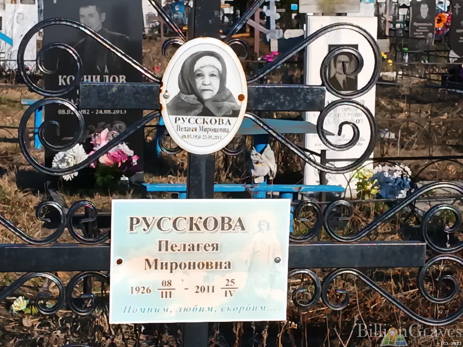 Русскова Пелагея Мироновна