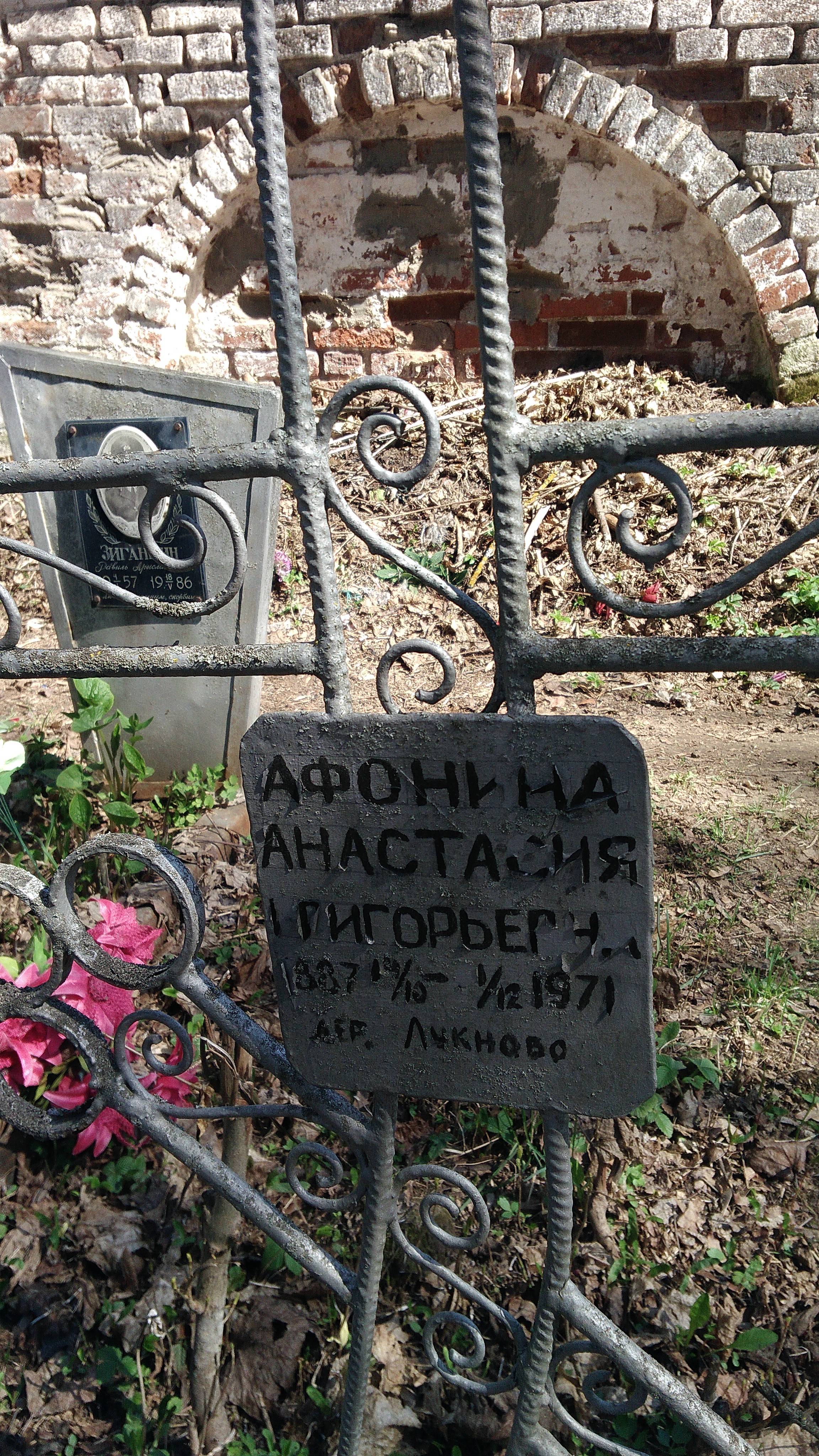 Афонина Анастасия Григорьевна