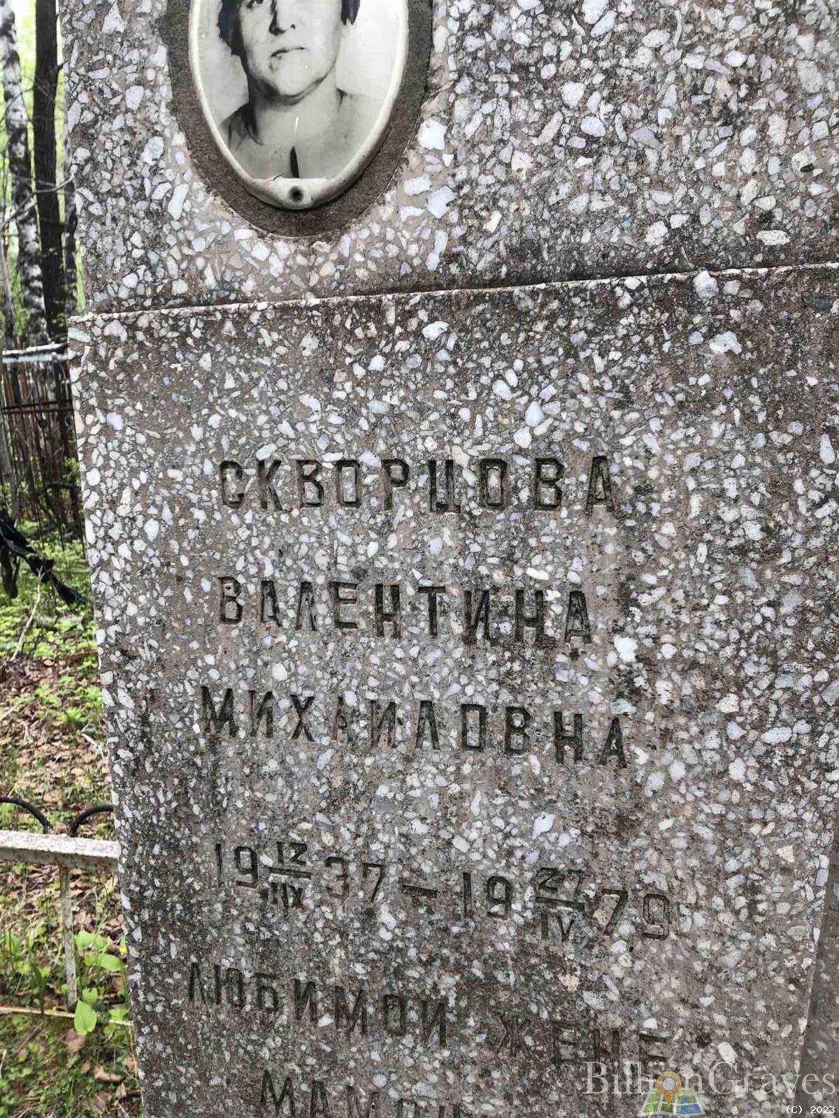 Скворцова Валентина Михайловна
