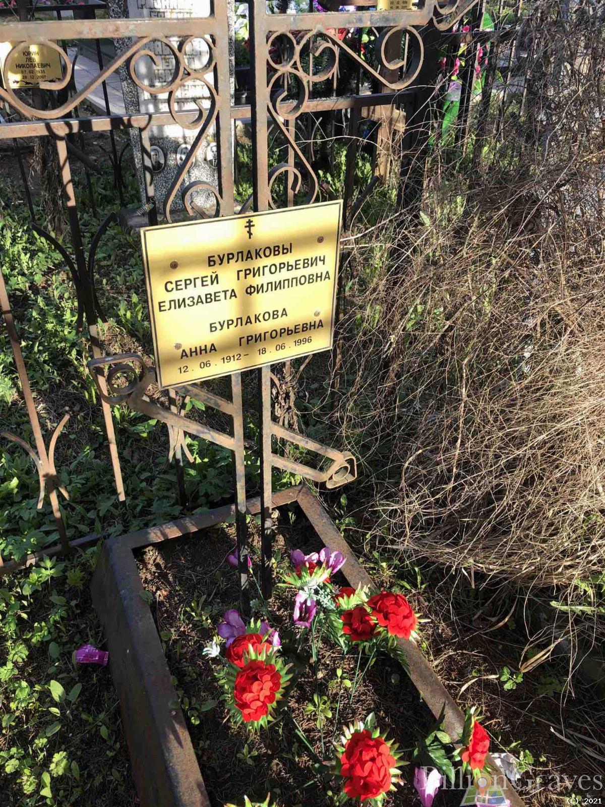 Бурлакова Анна Григорьевна