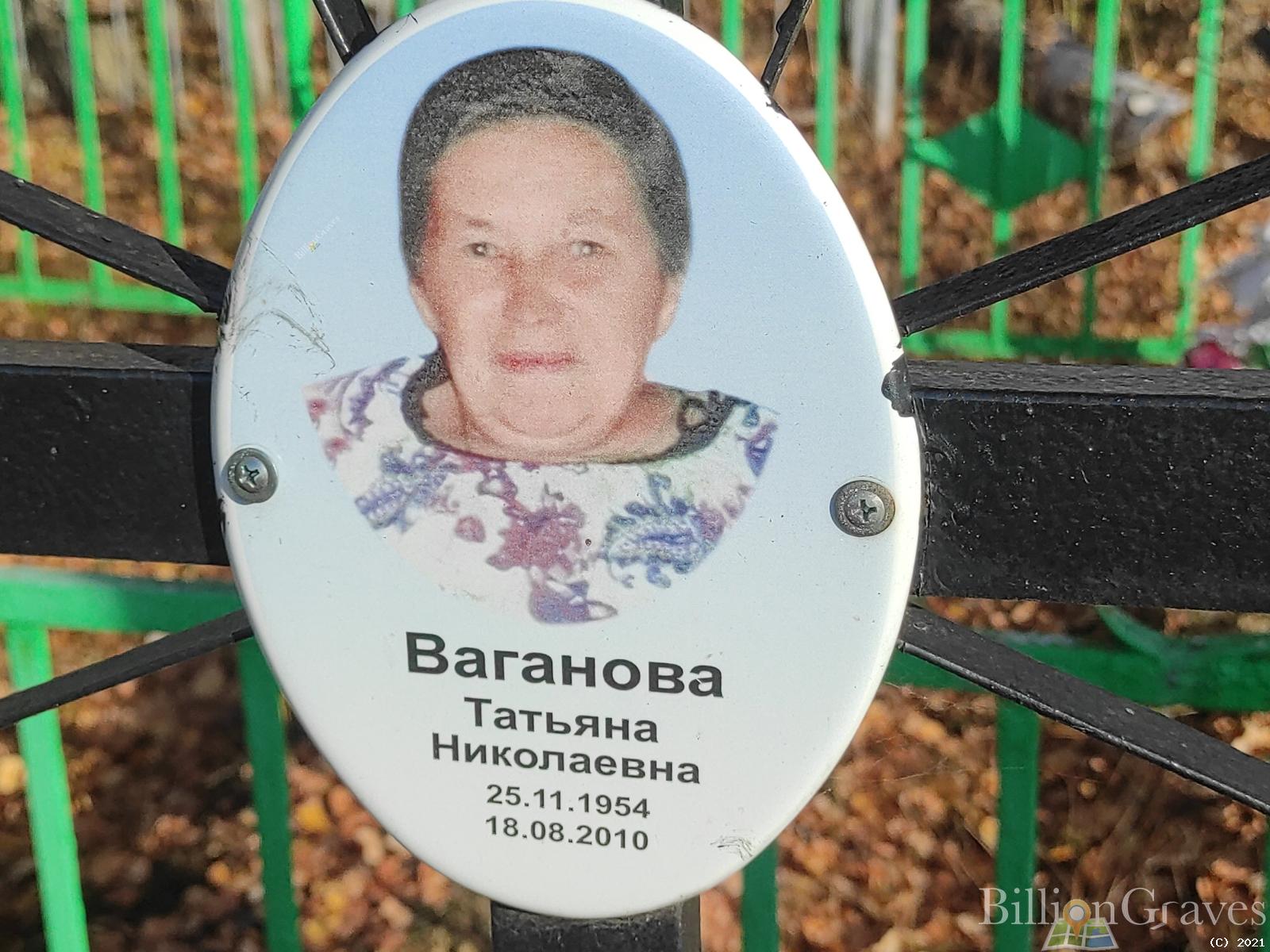 Ваганова Татьяна Николаевна