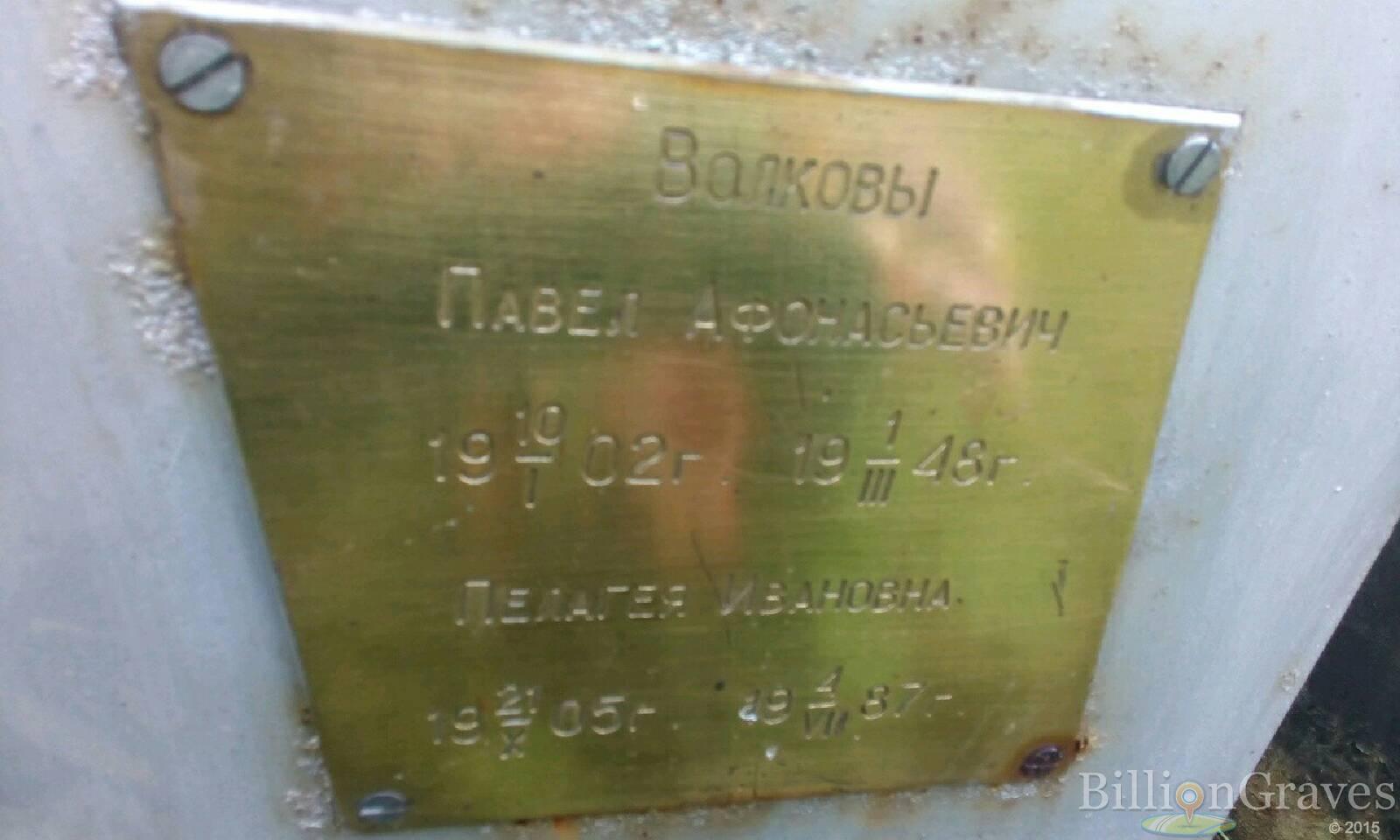 Волкова Пелагея Ивановна