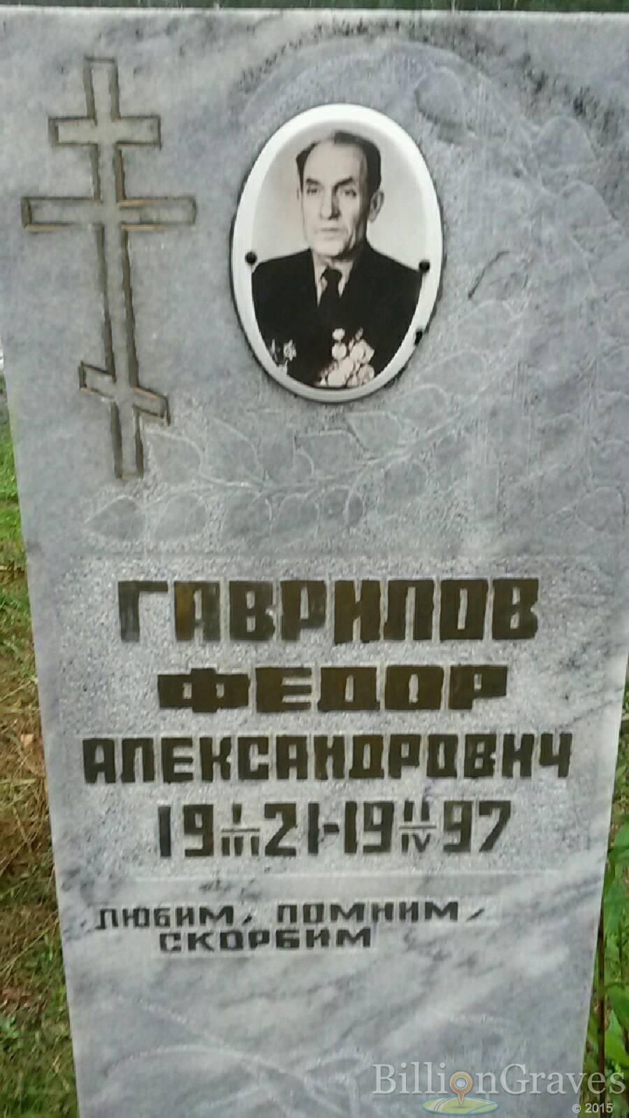 Гаврилов Федор александрович