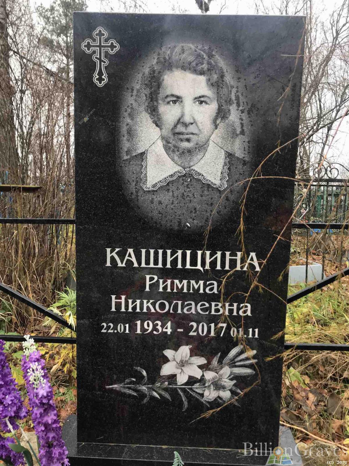 Кашицина Римма Николаевна