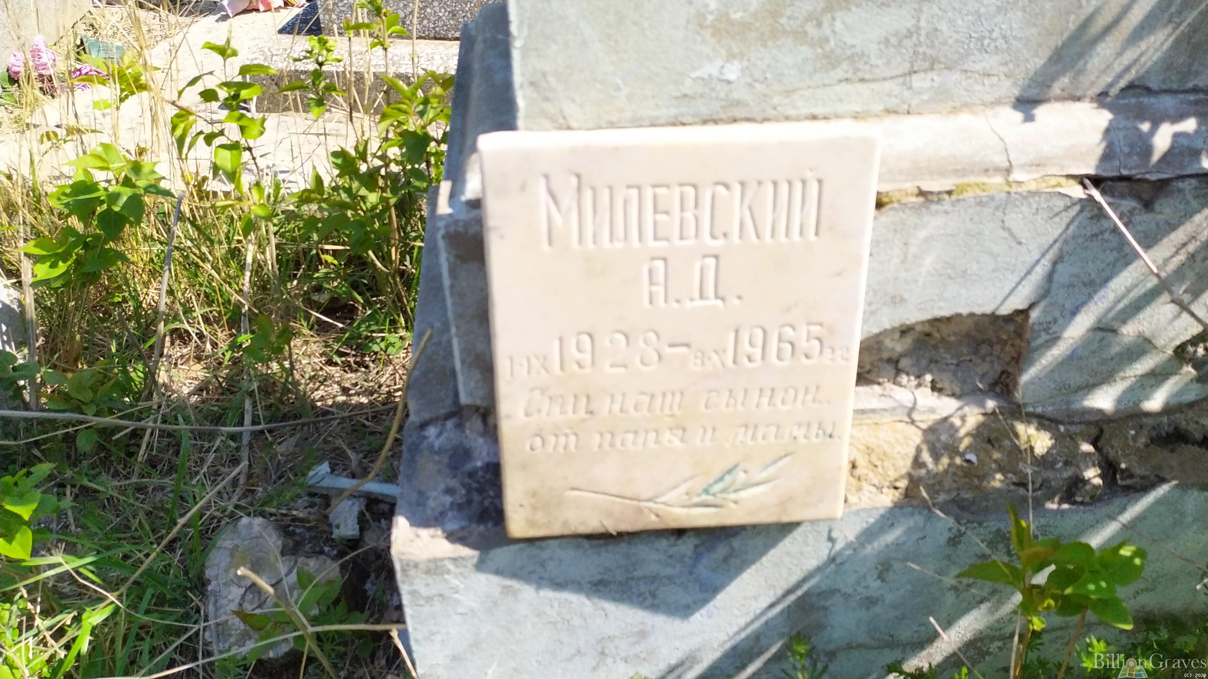 Милевский А. Д.