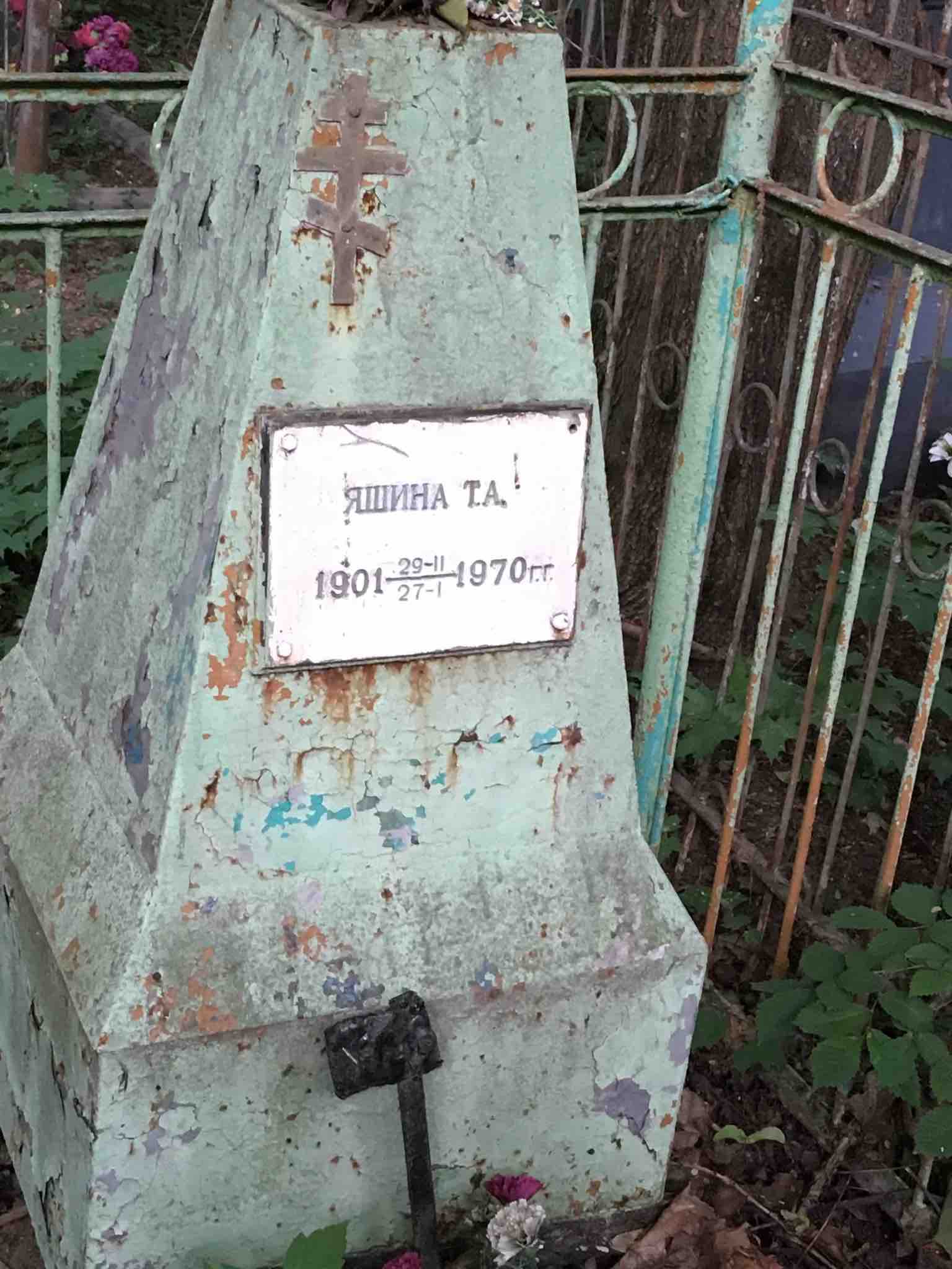 Яшина Т. А.