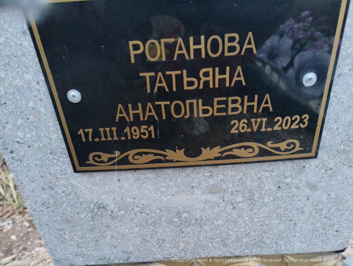 Роганова Татьяна Анатольевна