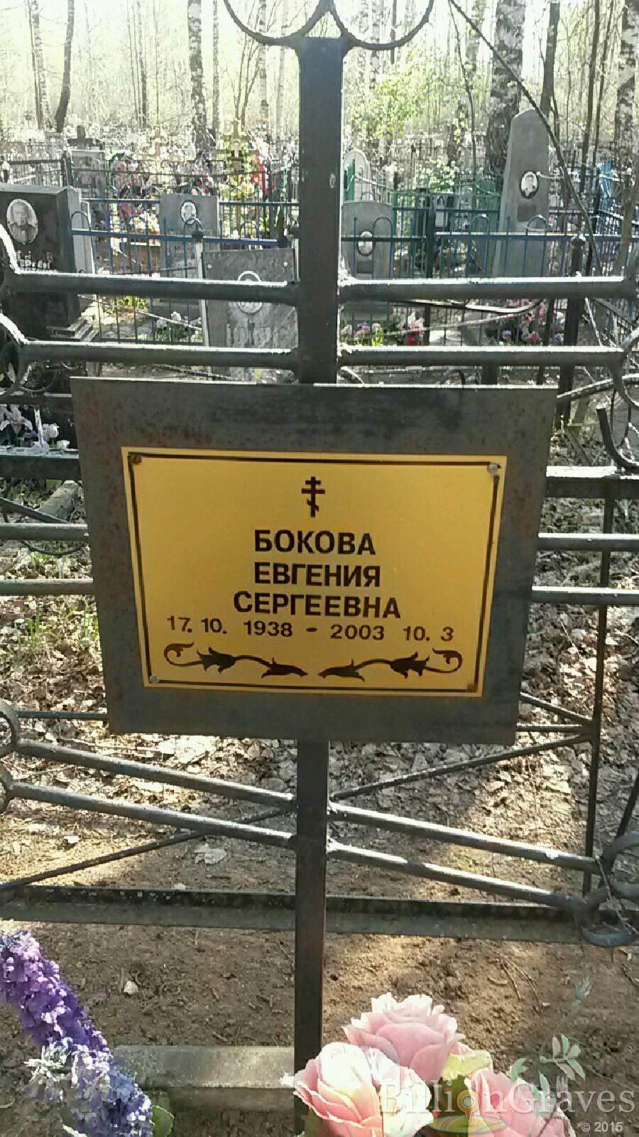 Бокова Евгения Сергеевна