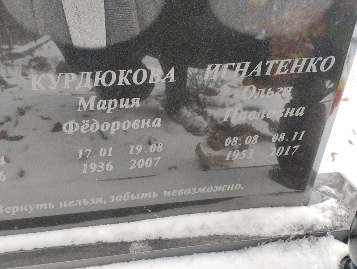 Курдюкова Мария Фёдоровна