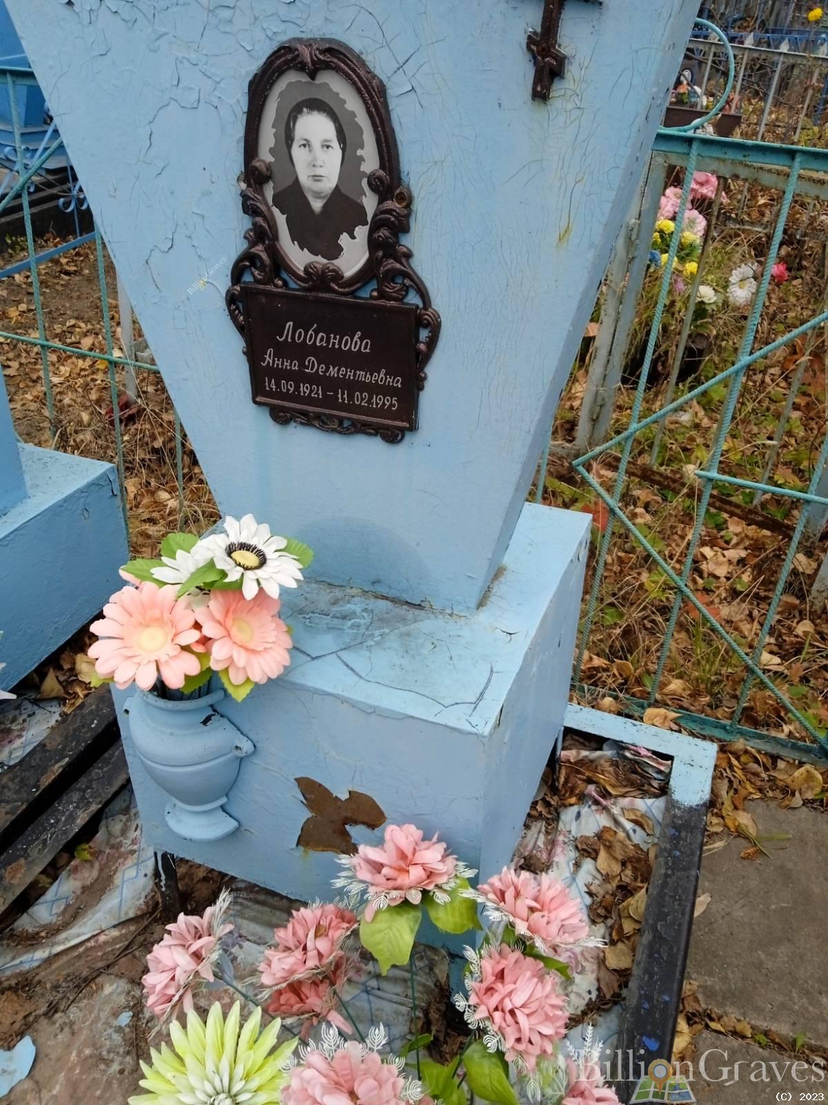 Лобанова Анна Дементьевна