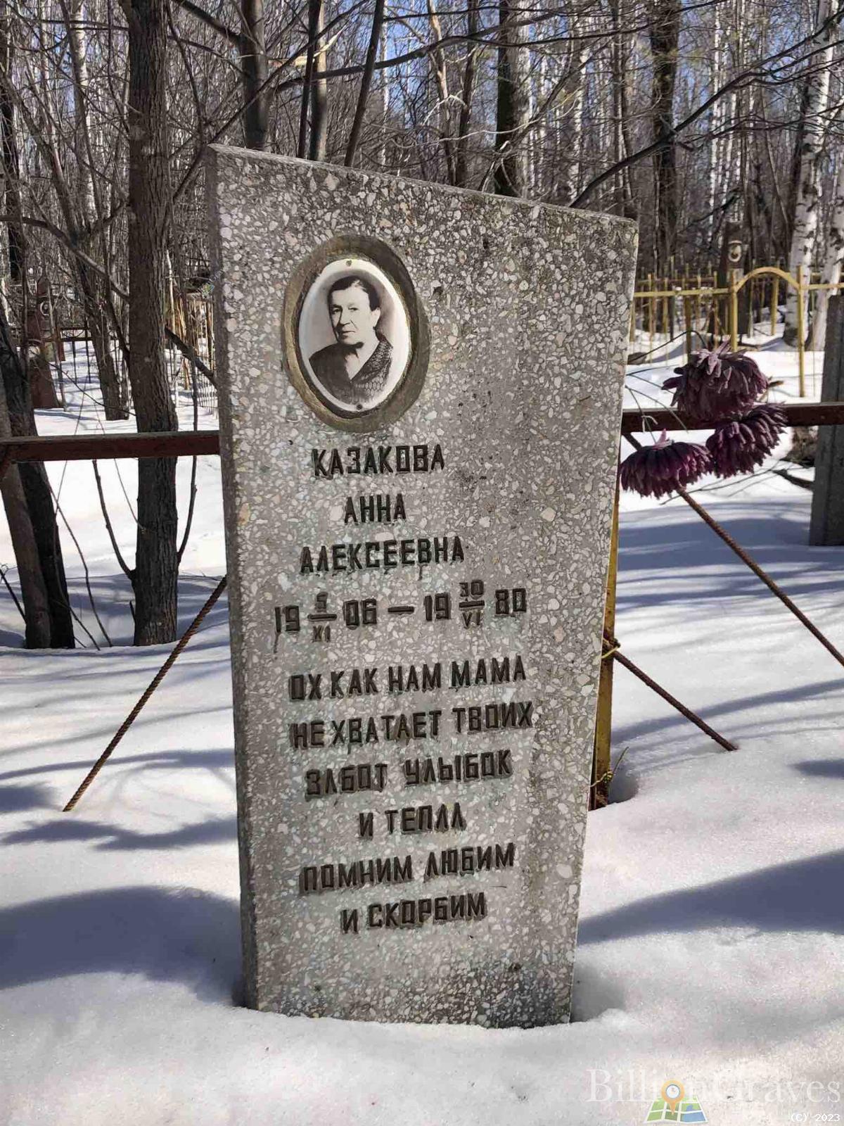 Казакова Анна Алексеевна